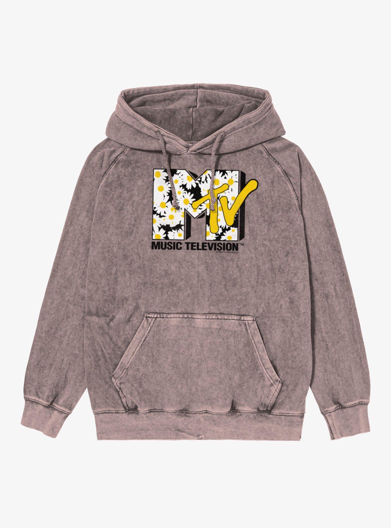 MTV Daisy Flower Fill Logo Hoodie, , hi-res