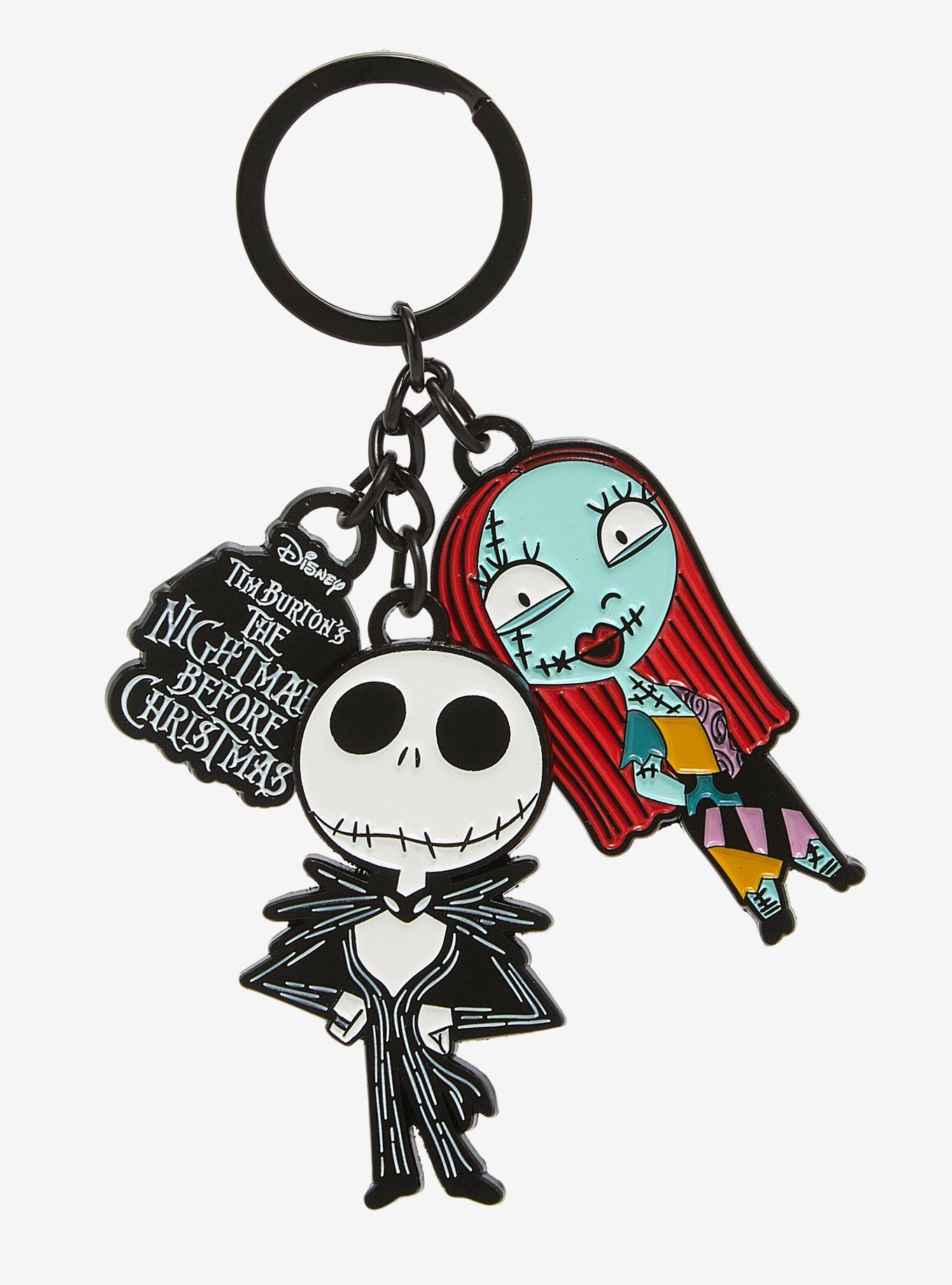 The Nightmare Before Christmas Jack & Sally Keychain
