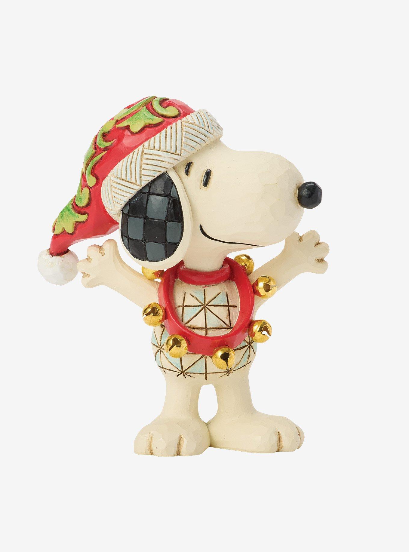Jim Shore Peanuts Snoopy with Bells Mini Figurine, , hi-res