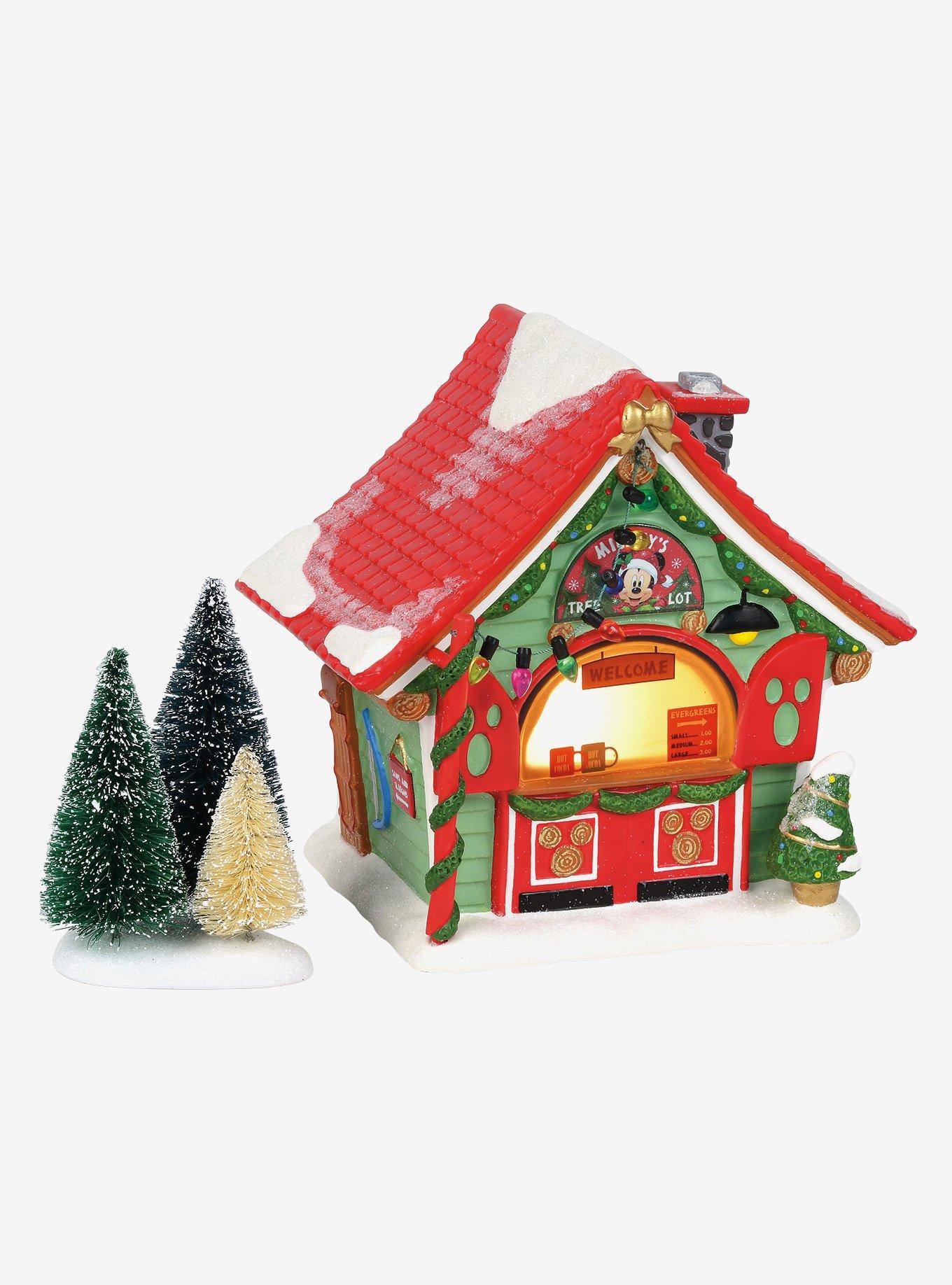 Department 56 Disney Village Mickey's Tree Lot Figurine, , hi-res