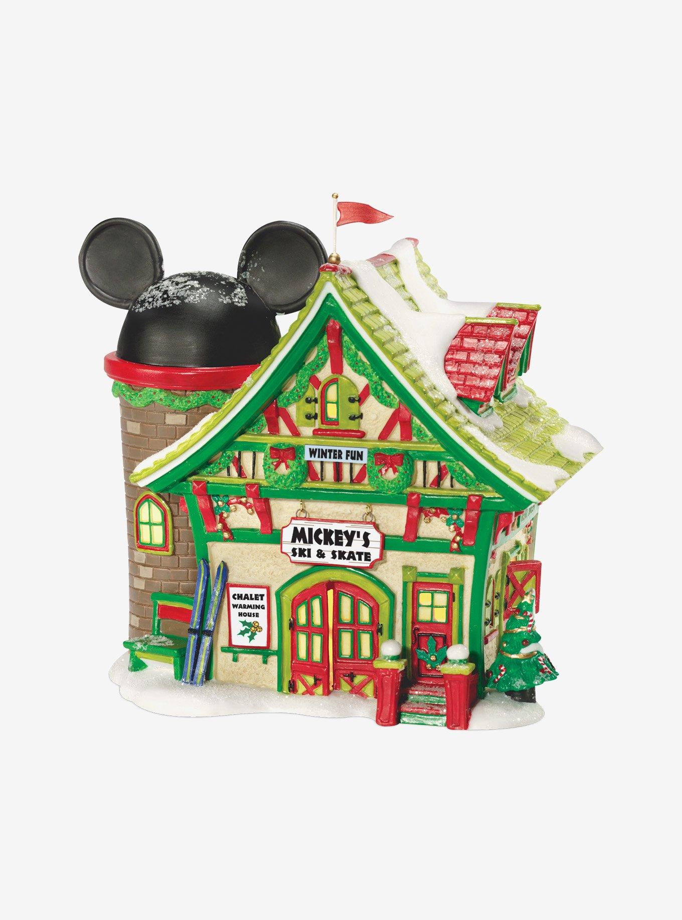 Department 56 Disney Village Mickey's Ski And Skate Figurine, , hi-res