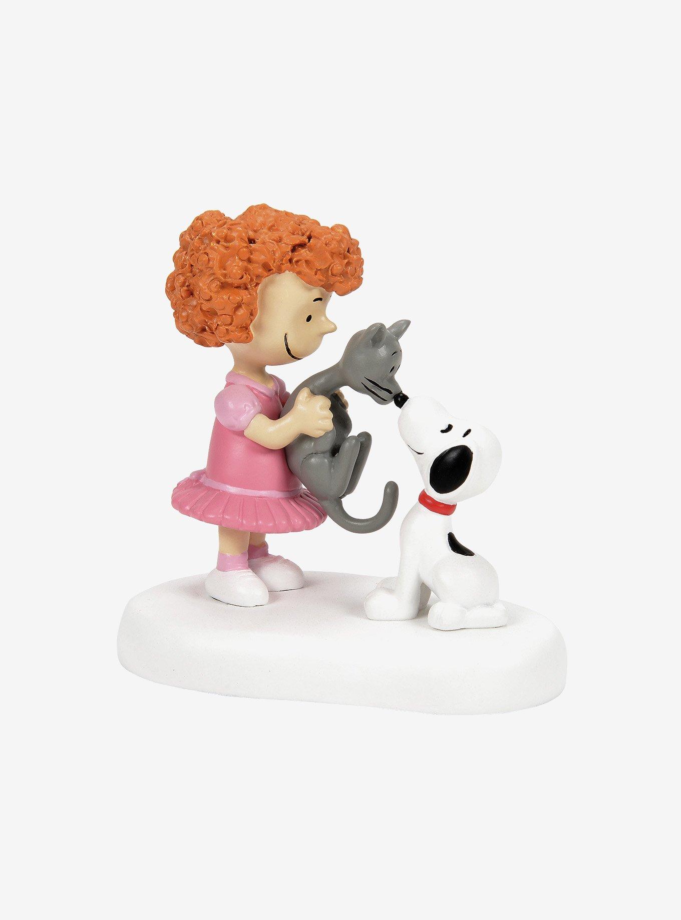 Department 56 Peanuts Village Frieda & Faron Meet Snoopy Figurine