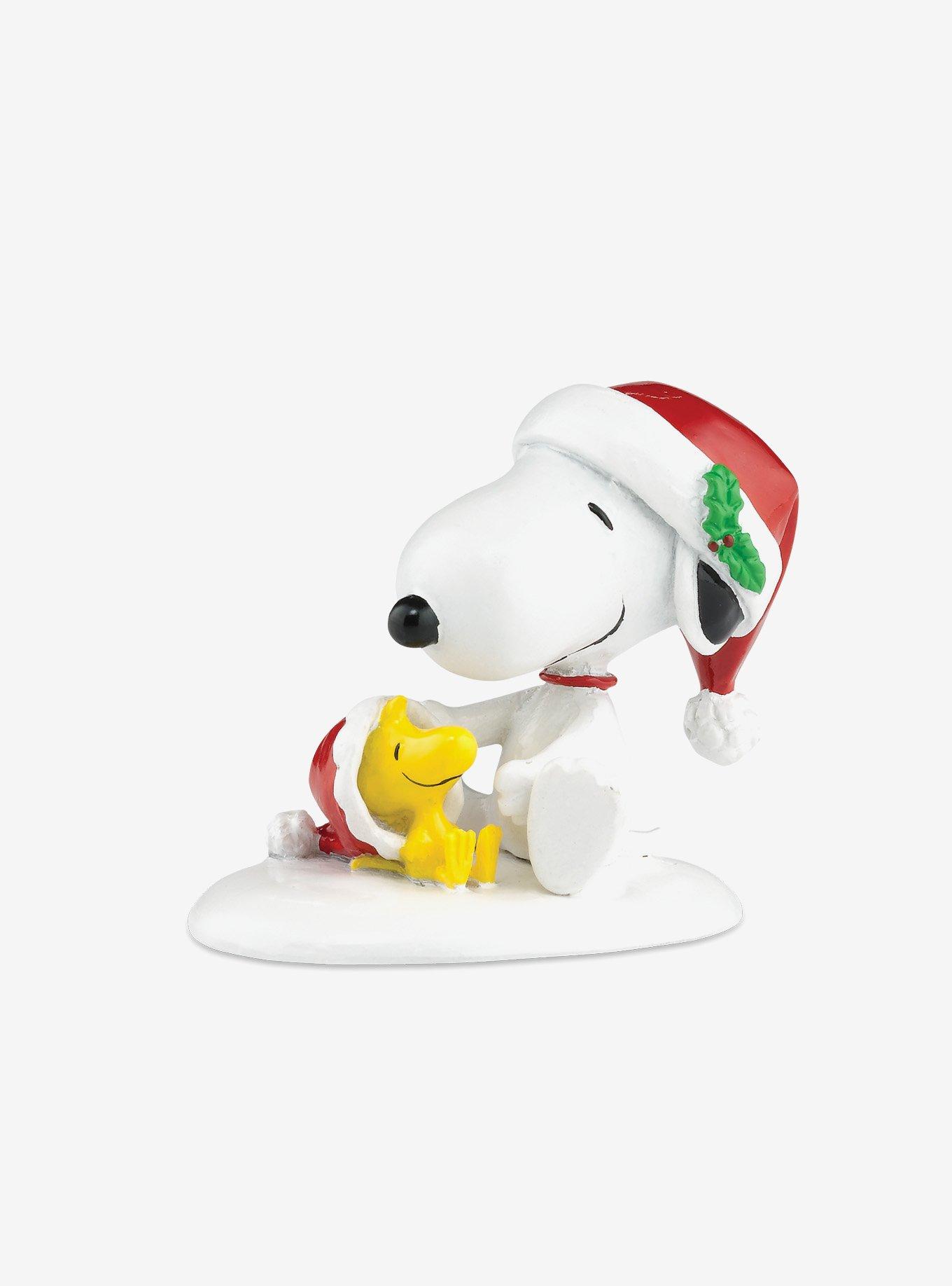 Department 56 Peanuts Village Happy Holiday's Snoopy & Woodstock Figurine, , hi-res