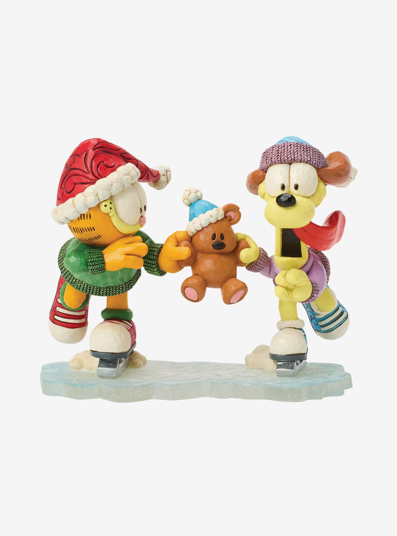 Jim Shore Garfield Garfield Odie Pooky Skating Figurine, , hi-res