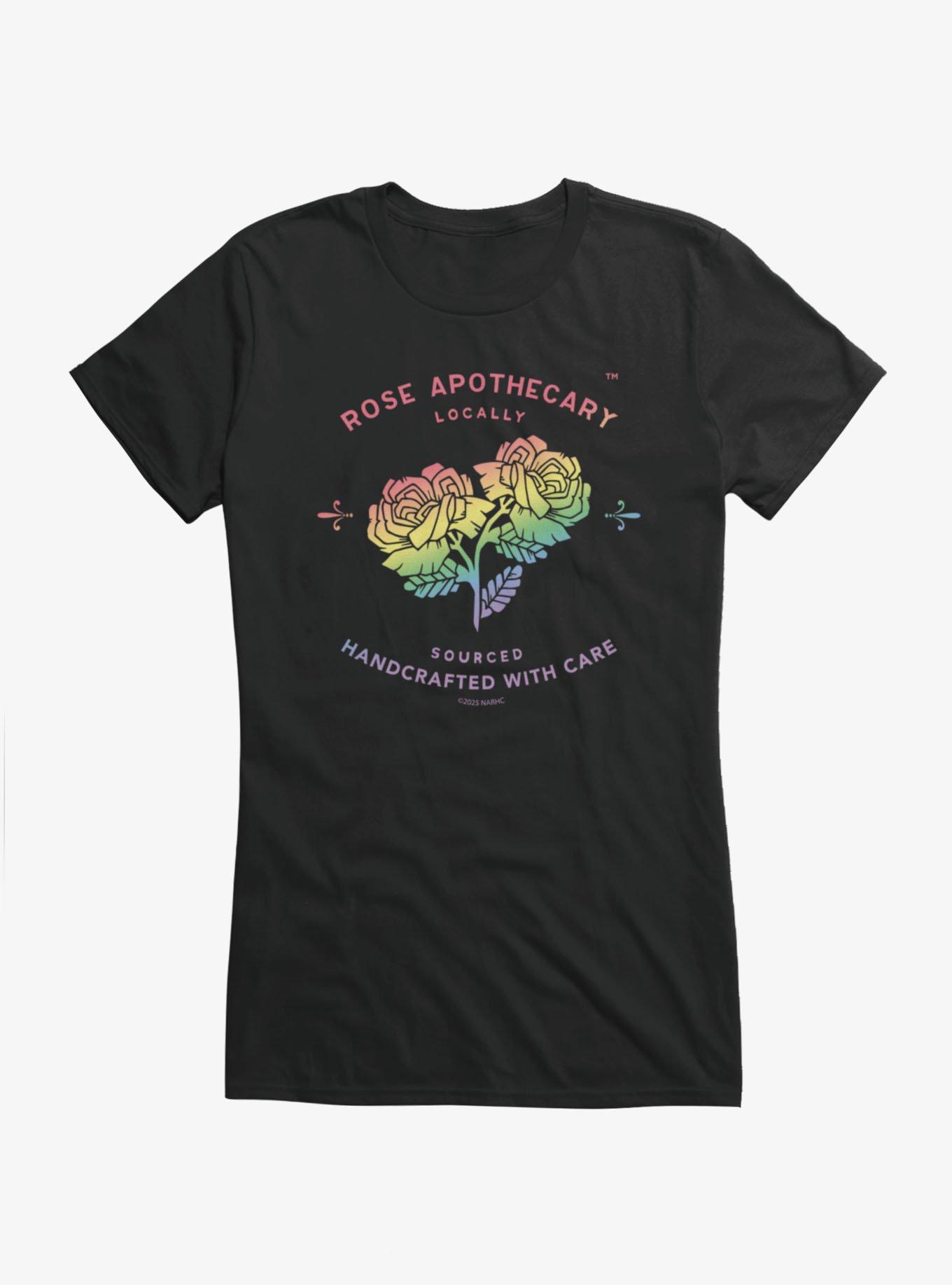 Schitt's Creek Rose Apothecary Gradient Rainbow Logo Girls T-Shirt, , hi-res