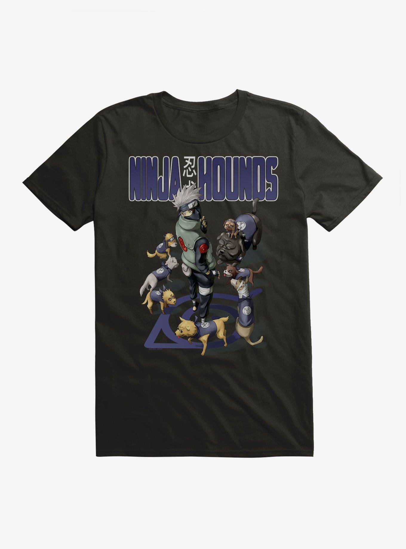 Naruto Shippuden Kakashi Ninja Hounds Dogs T-Shirt, , hi-res