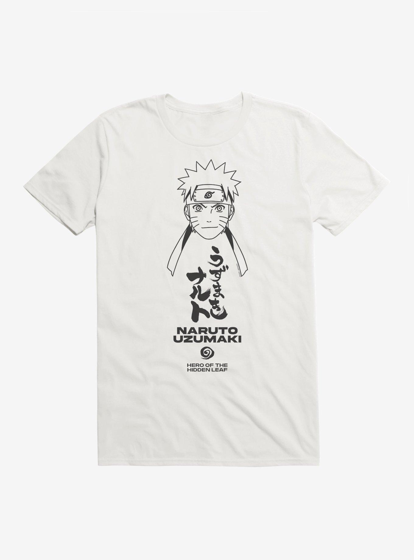 Naruto Shippuden Uzumaki Minimalist Poster T-Shirt, , hi-res