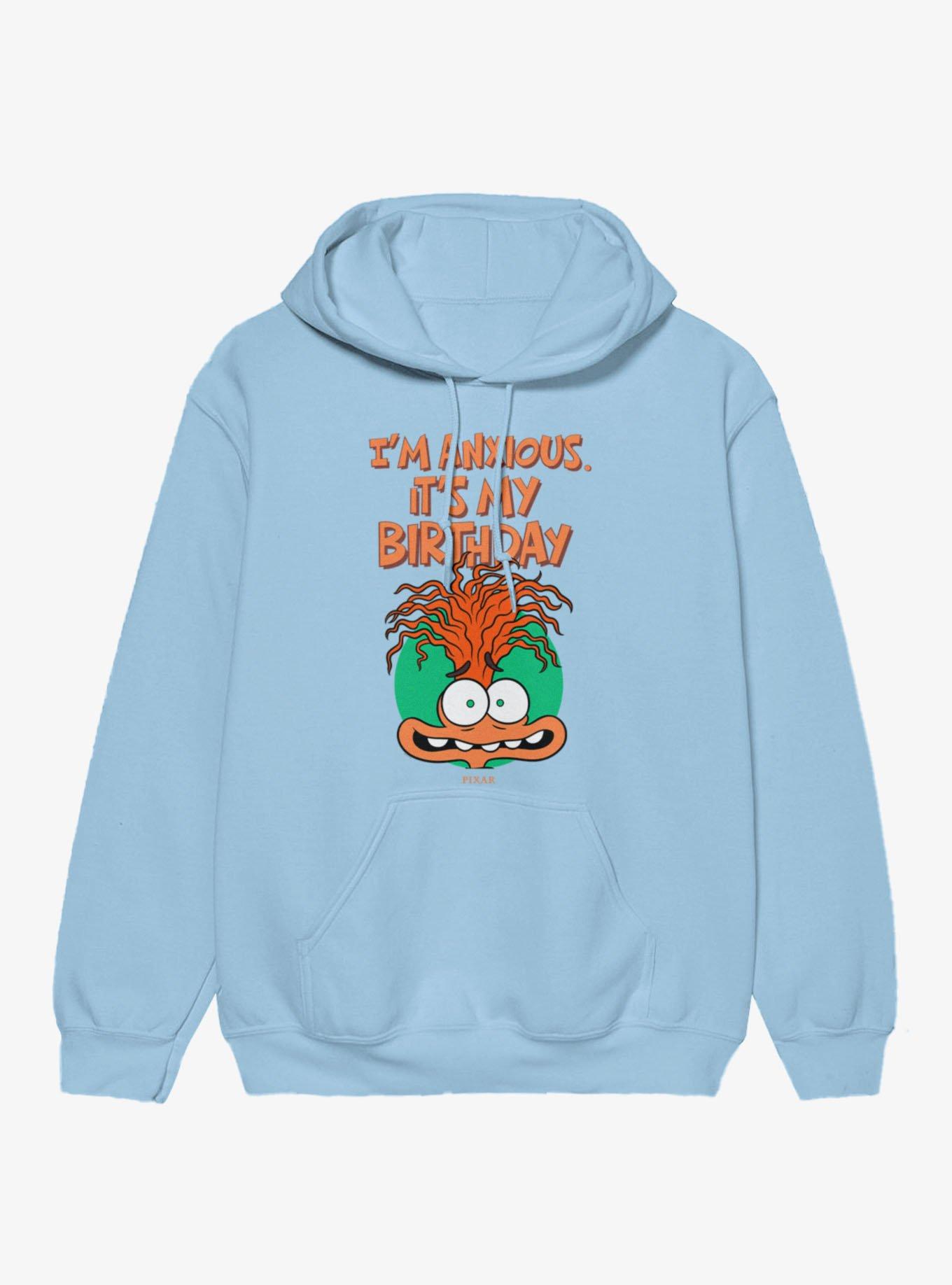 Disney Pixar Inside Out 2 I'm Anxious. It's My Birthday Hoodie, , hi-res