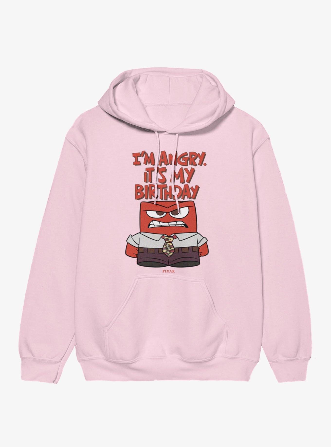 Disney Pixar Inside Out 2 I'm Angry. It's My Birthday Hoodie, , hi-res