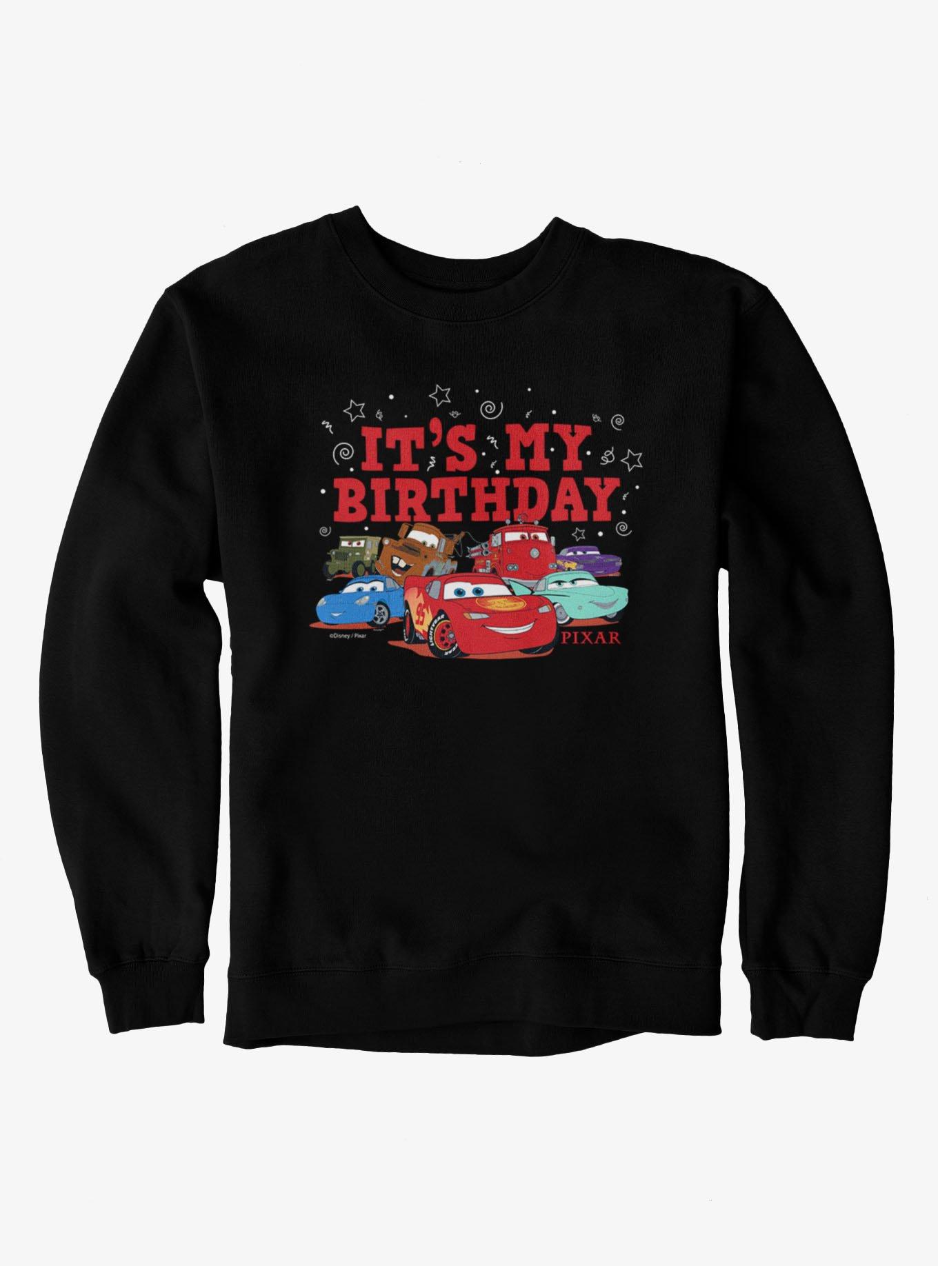 Disney Pixar Cars It's My Birthday Car Lot Group Sweatshirt, , hi-res