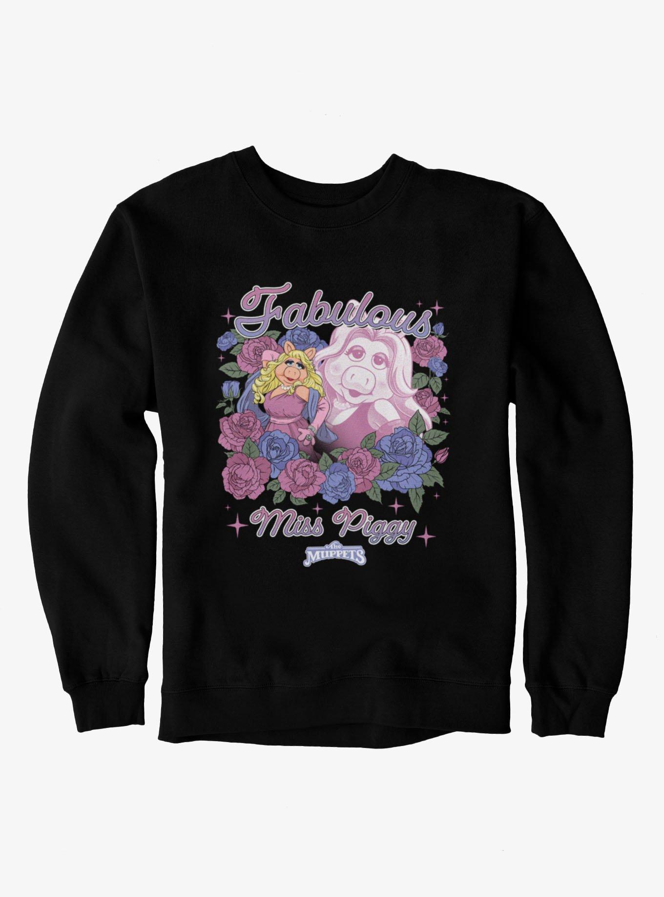 Disney The Muppets Fabulous Miss Piggy Flower Bouquet Sweatshirt, , hi-res
