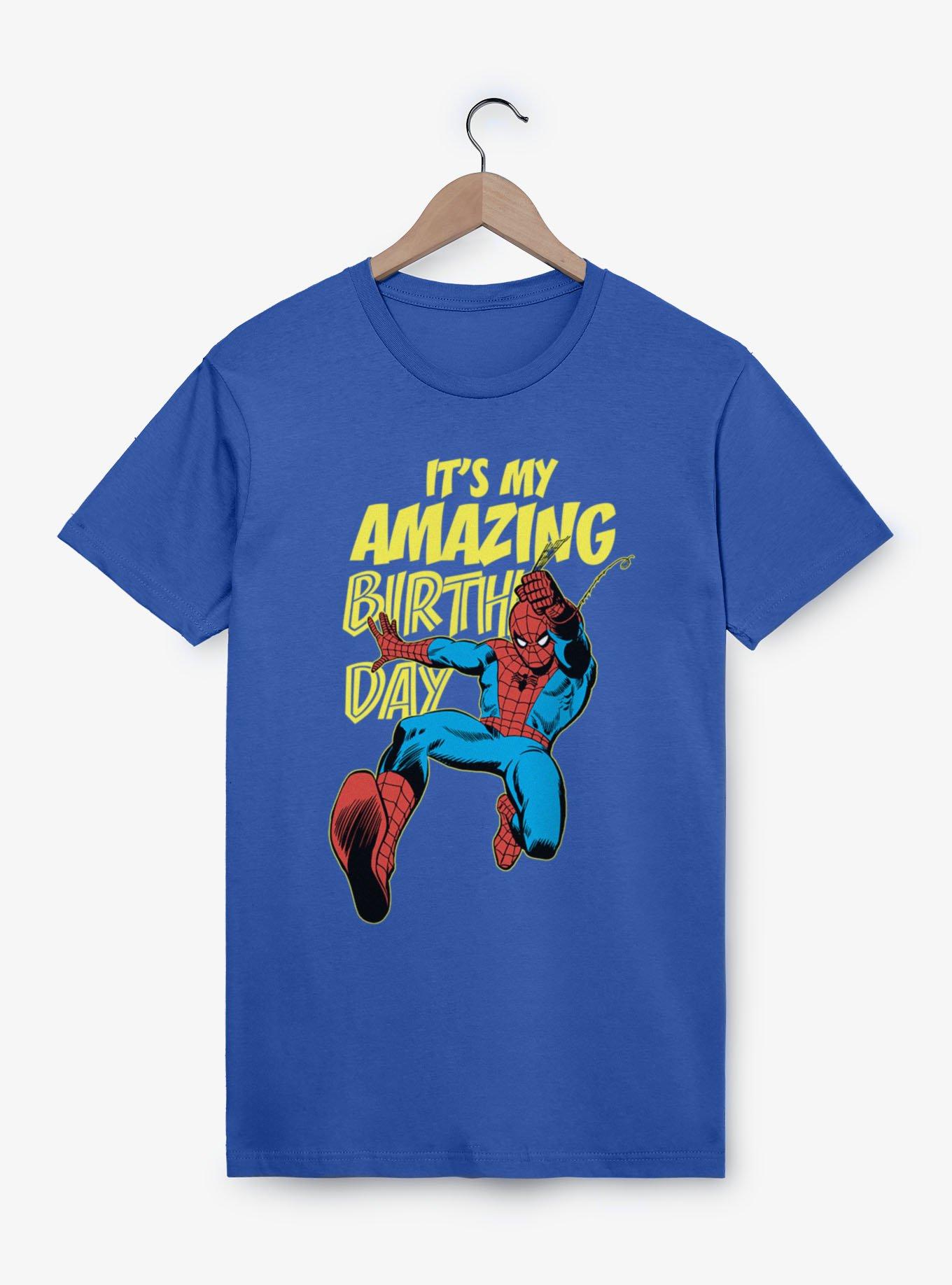 Marvel Comics Retro Spiderman It?s My Amazing Birthday T-Shirt, , hi-res
