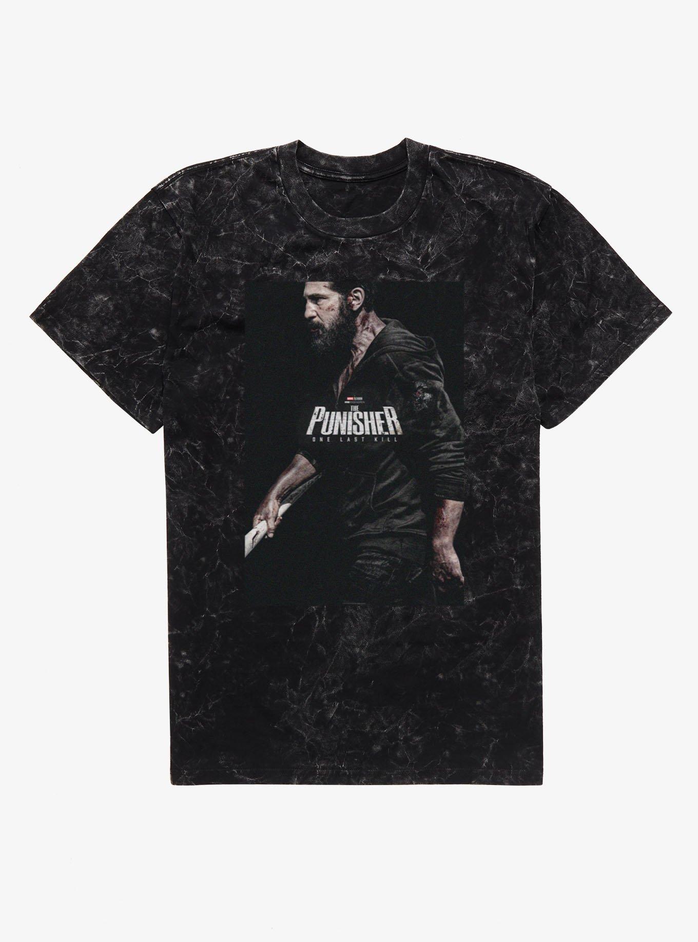 Marvel Punisher: One Last Kill Poster Mineral Wash T-Shirt, , hi-res
