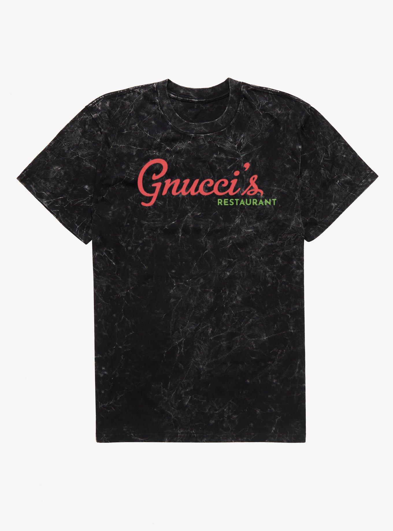 Marvel Punisher: One Last Kill Gnucci's Restaurant Logo Mineral Wash T-Shirt, , hi-res