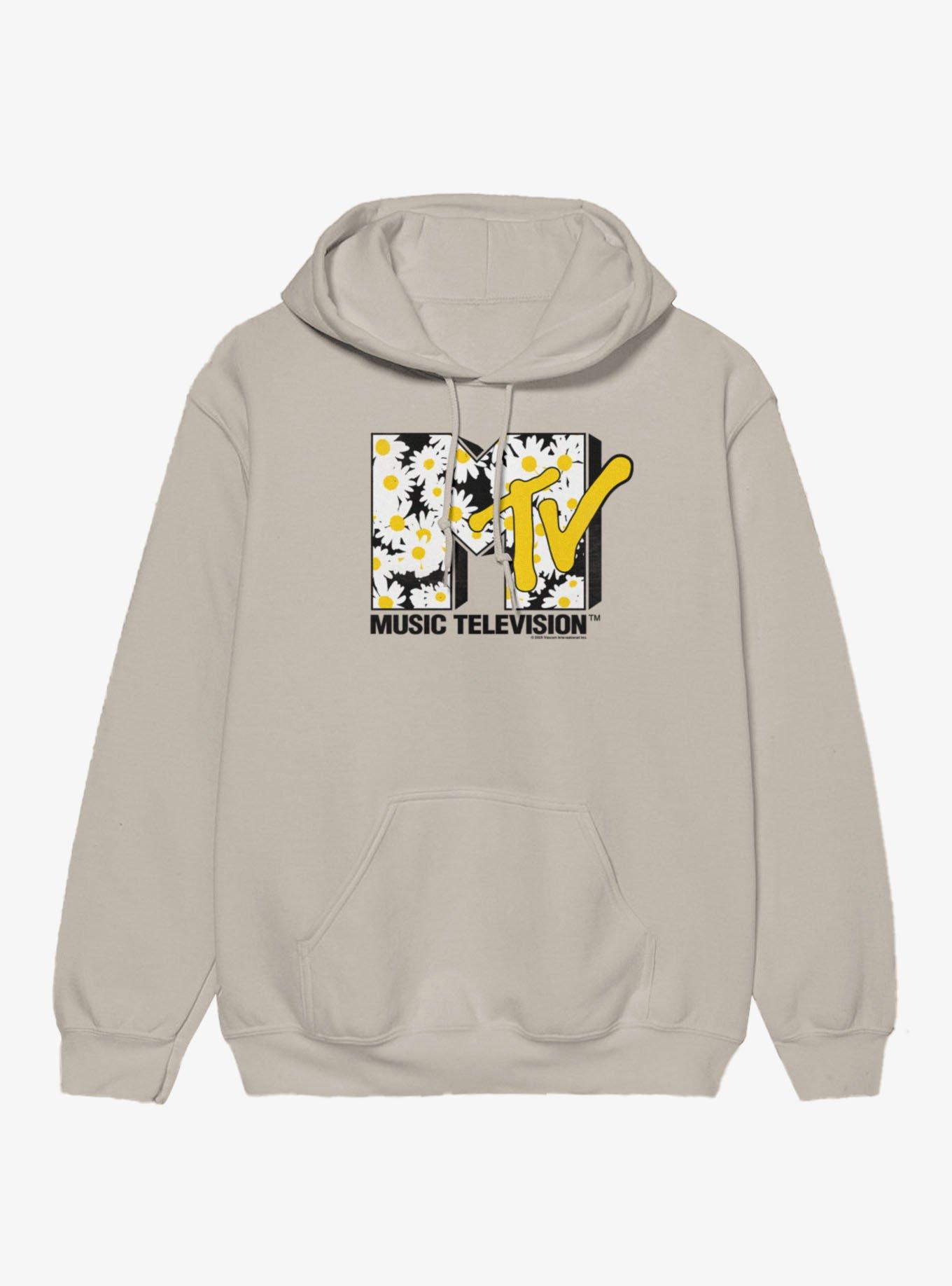 MTV Daisy Flower Fill Logo Hoodie, , hi-res