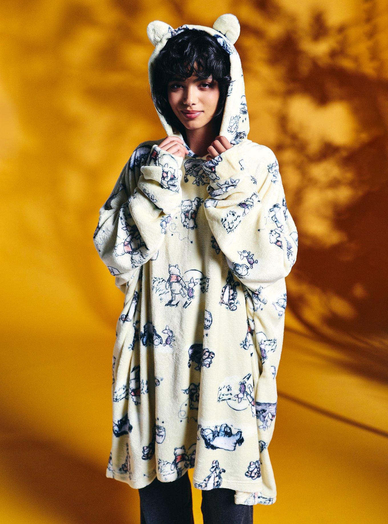 Her Universe Disney Winnie The Pooh Friends Fuzzy Oversized Hoodie
