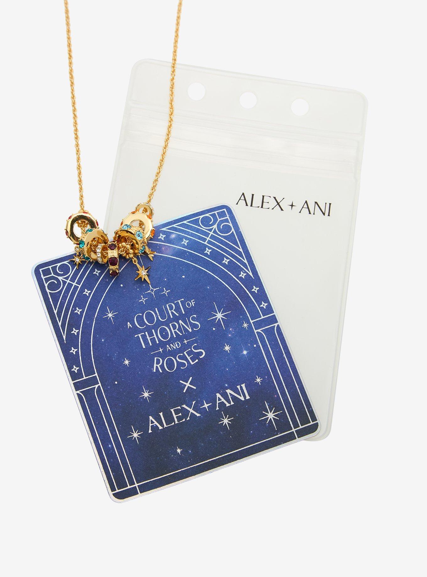 Alex And Ani A Court Of Thorns And Roses Book Acronym Bead Necklace