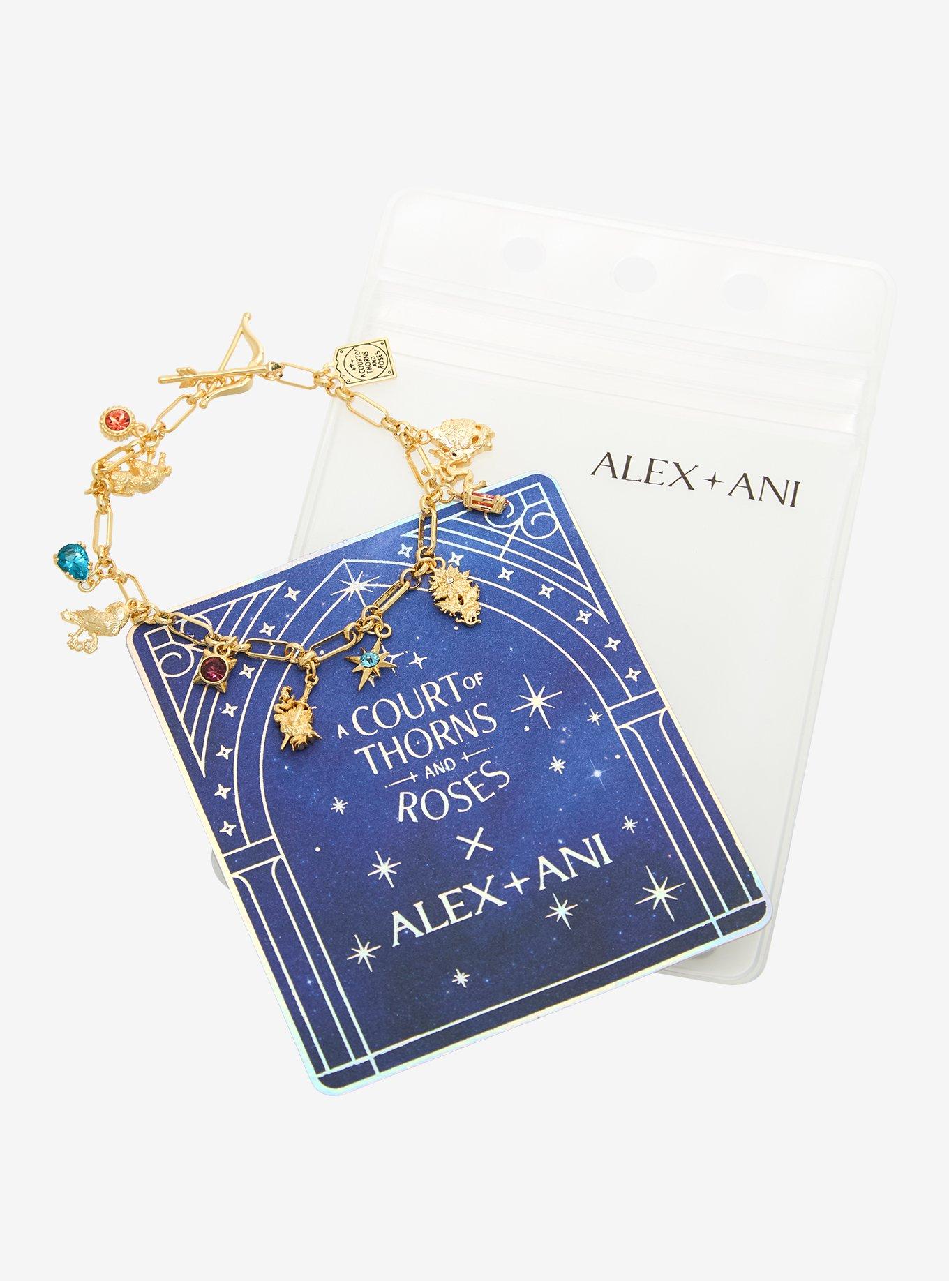 Alex And Ani A Court Of Thorns And Roses Book Charm Bracelet | Hot