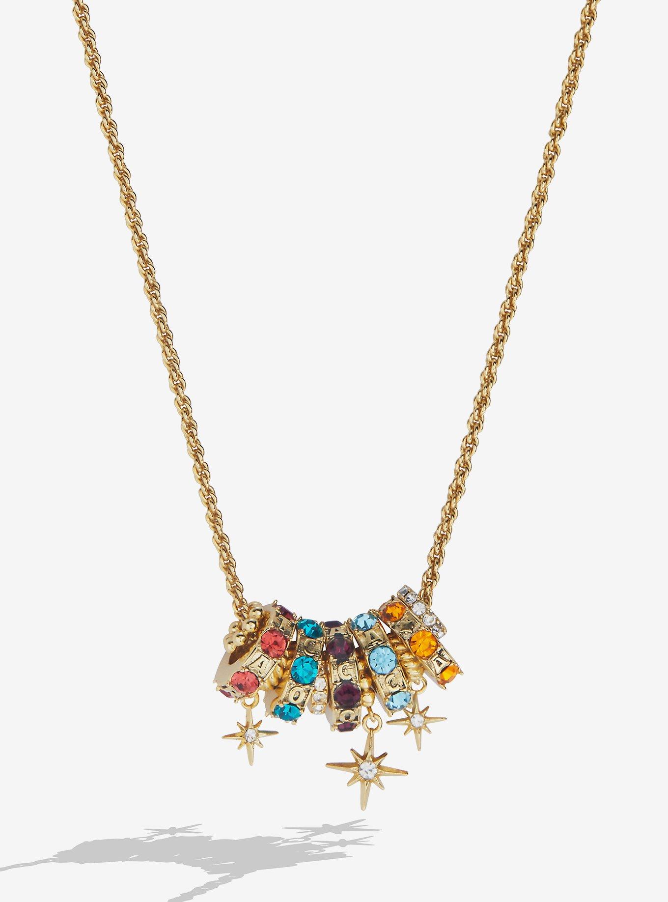 Alex and Ani A Court of Thorns and Roses Book Acronym Bead Necklace