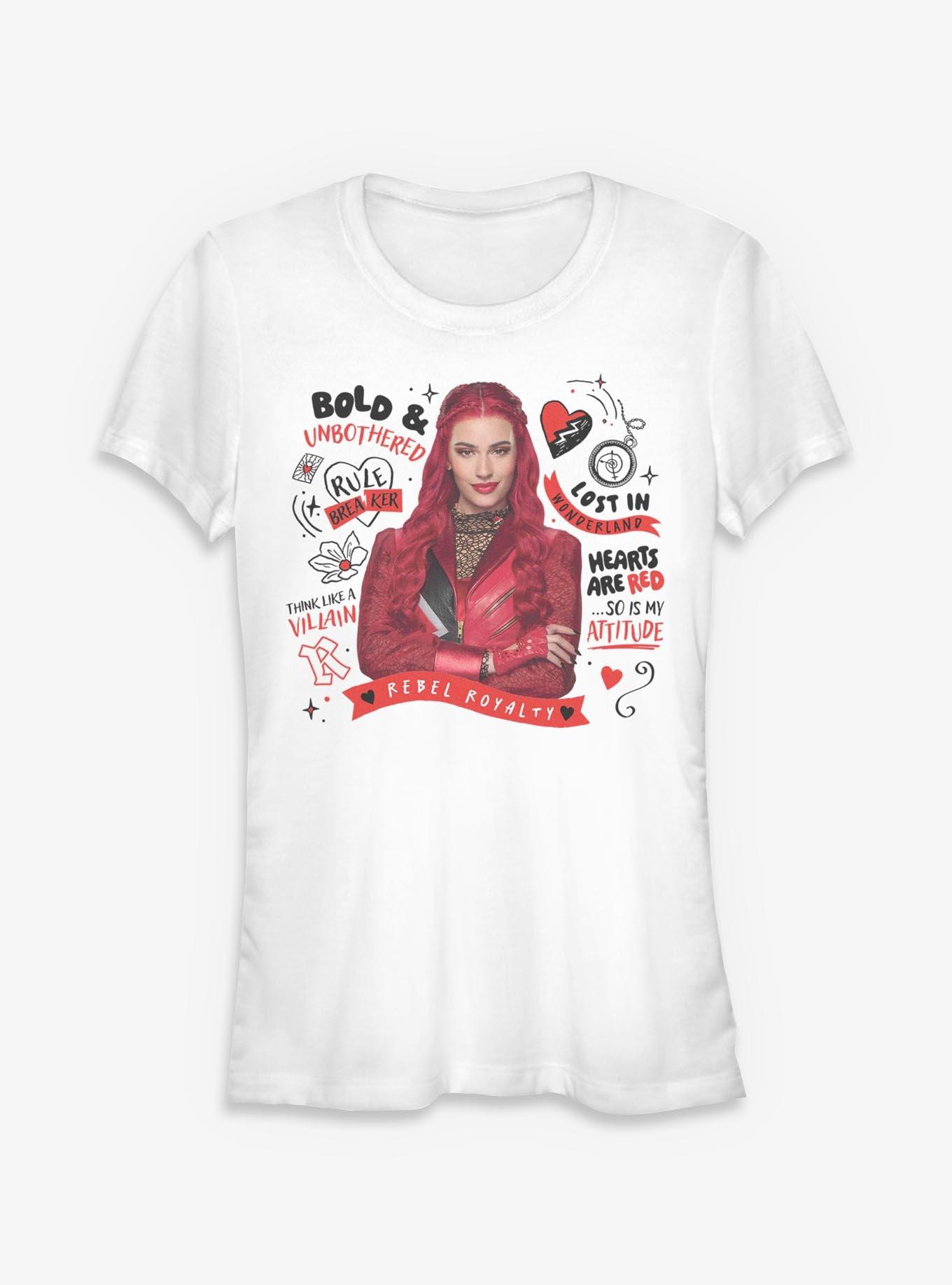 Disney Descendants: Wicked Wonderland Red Rebel Royalty Girls T-Shirt, , hi-res