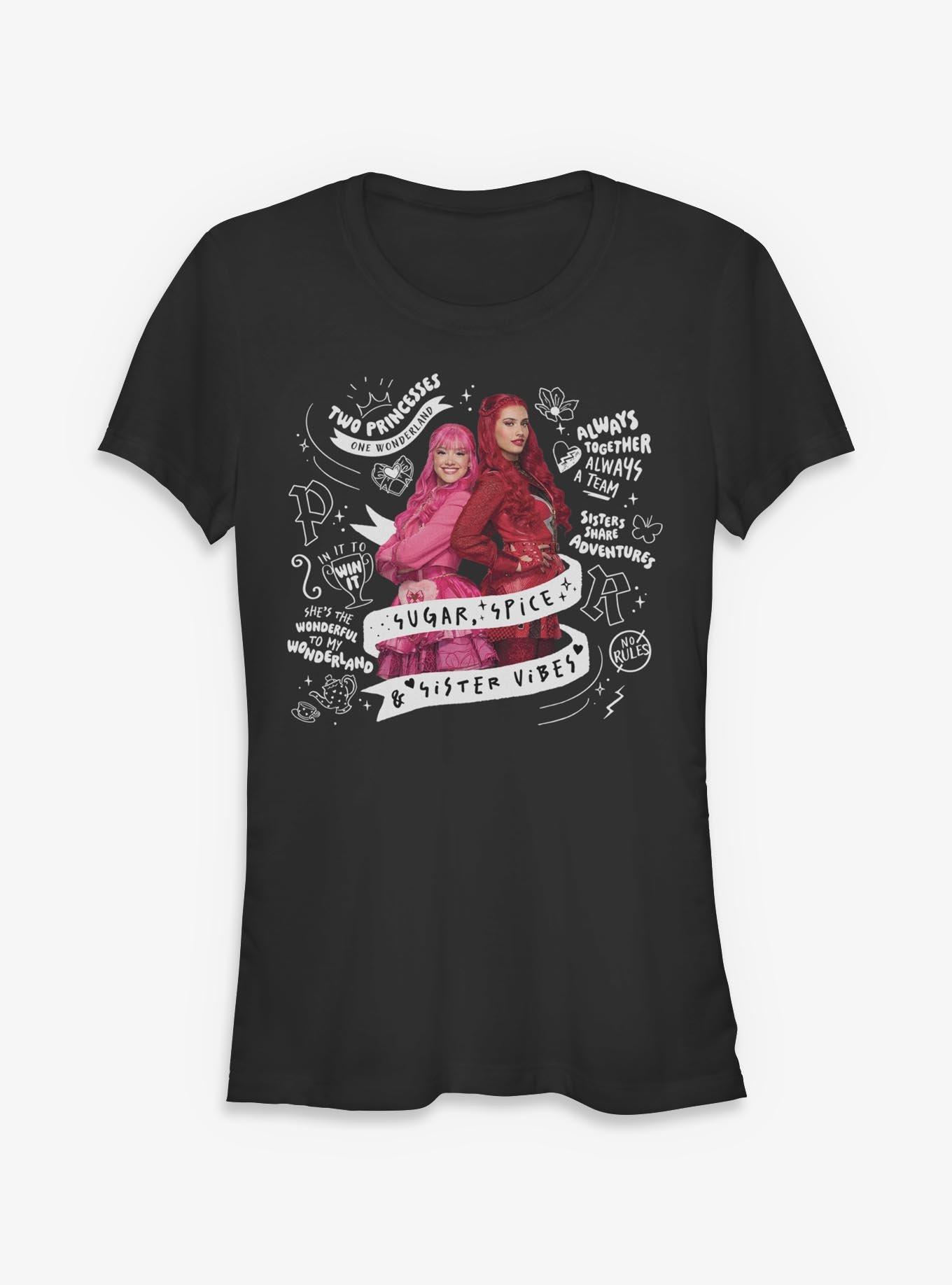 Disney Descendants: Wicked Wonderland Princess Pink & Red Girls T-Shirt, , hi-res
