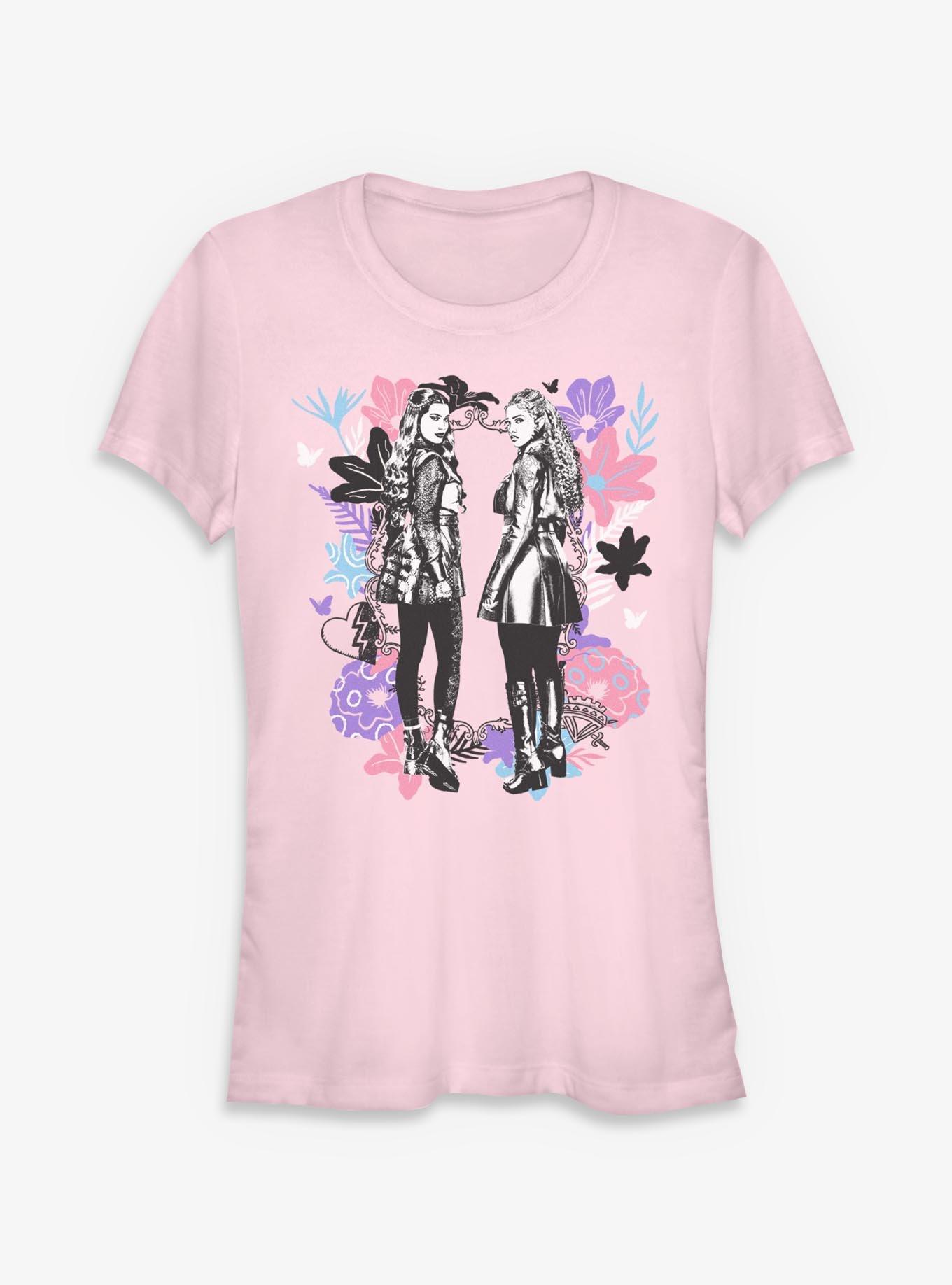 Disney Descendants: Wicked Wonderland Chloe And Red Floral Girls T-Shirt, , hi-res