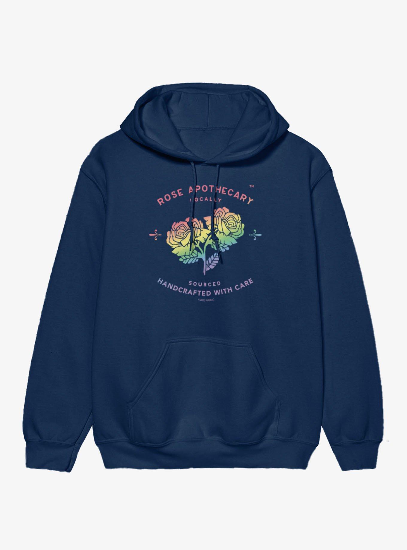 Schitt's Creek Rose Apothecary Gradient Rainbow Logo Hoodie, , hi-res