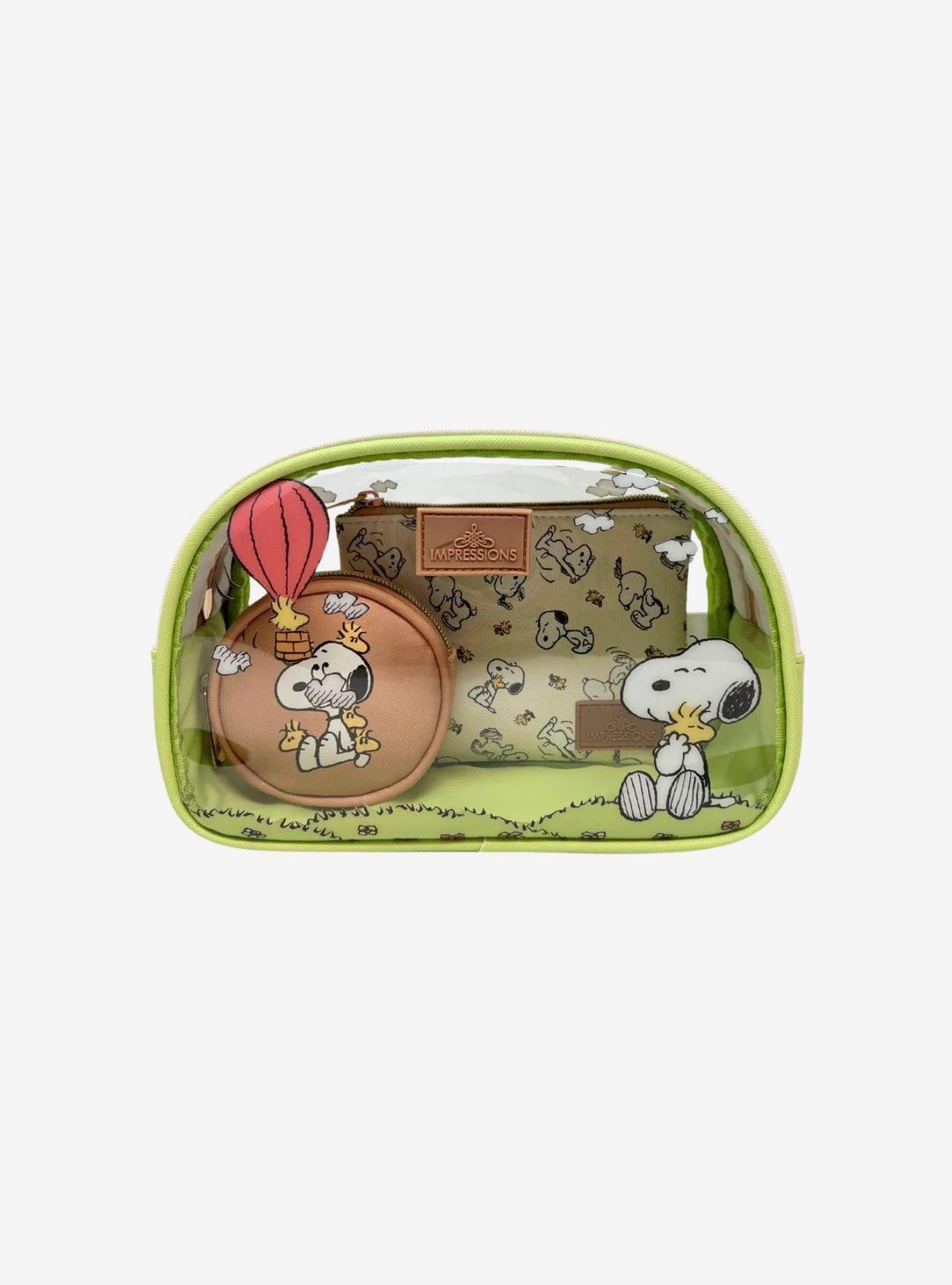 Peanuts Snoopy 3-Piece Makeup Bag Set