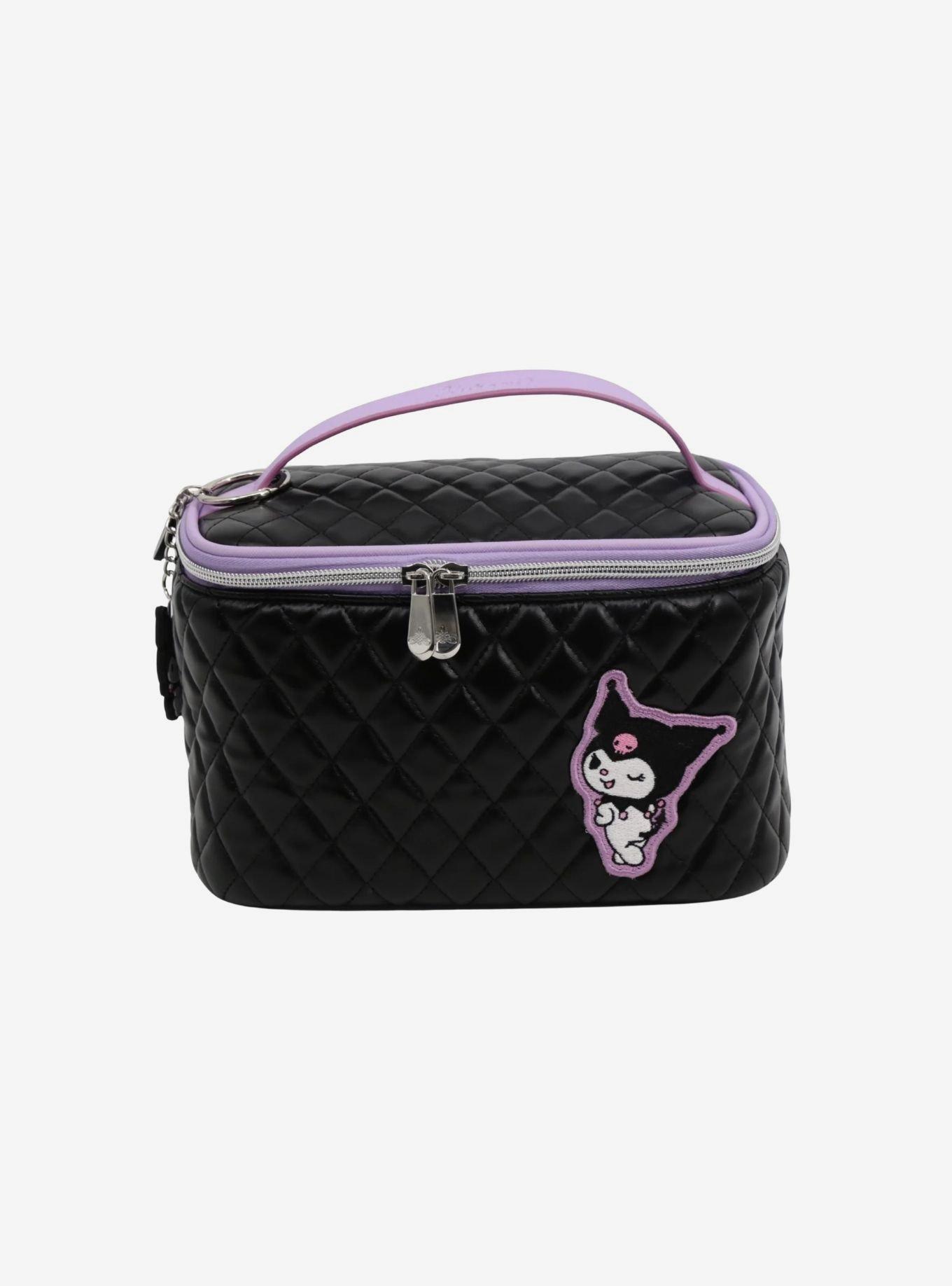 Kuromi Quilted Train Case, , hi-res