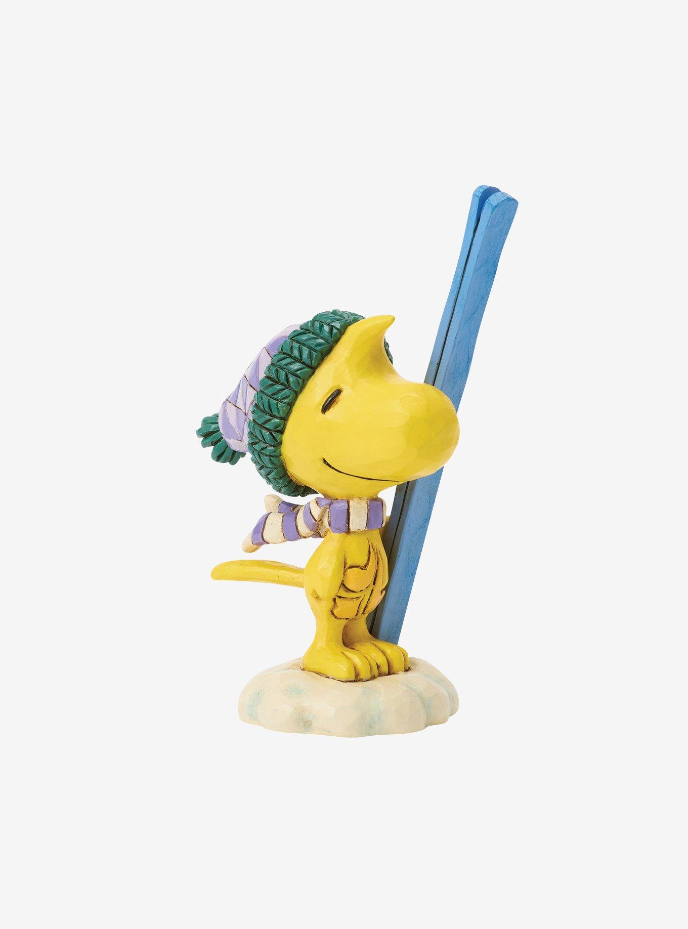 Peanuts Woodstock with Skis Jim Shore Mini Figurine, , hi-res
