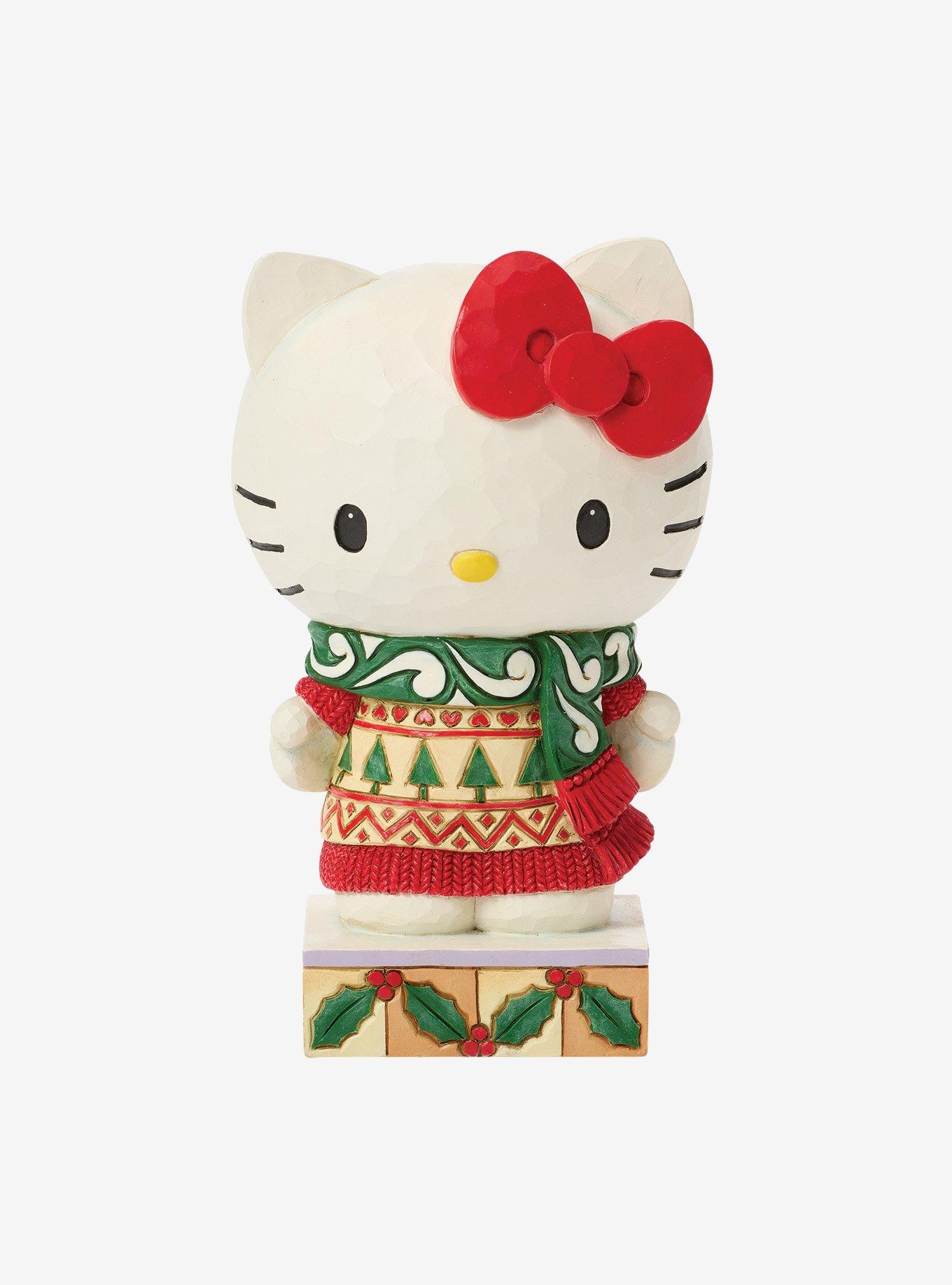 Jim Shore Sanrio Hello Kitty Knit Scarf Figurine | BoxLunch
