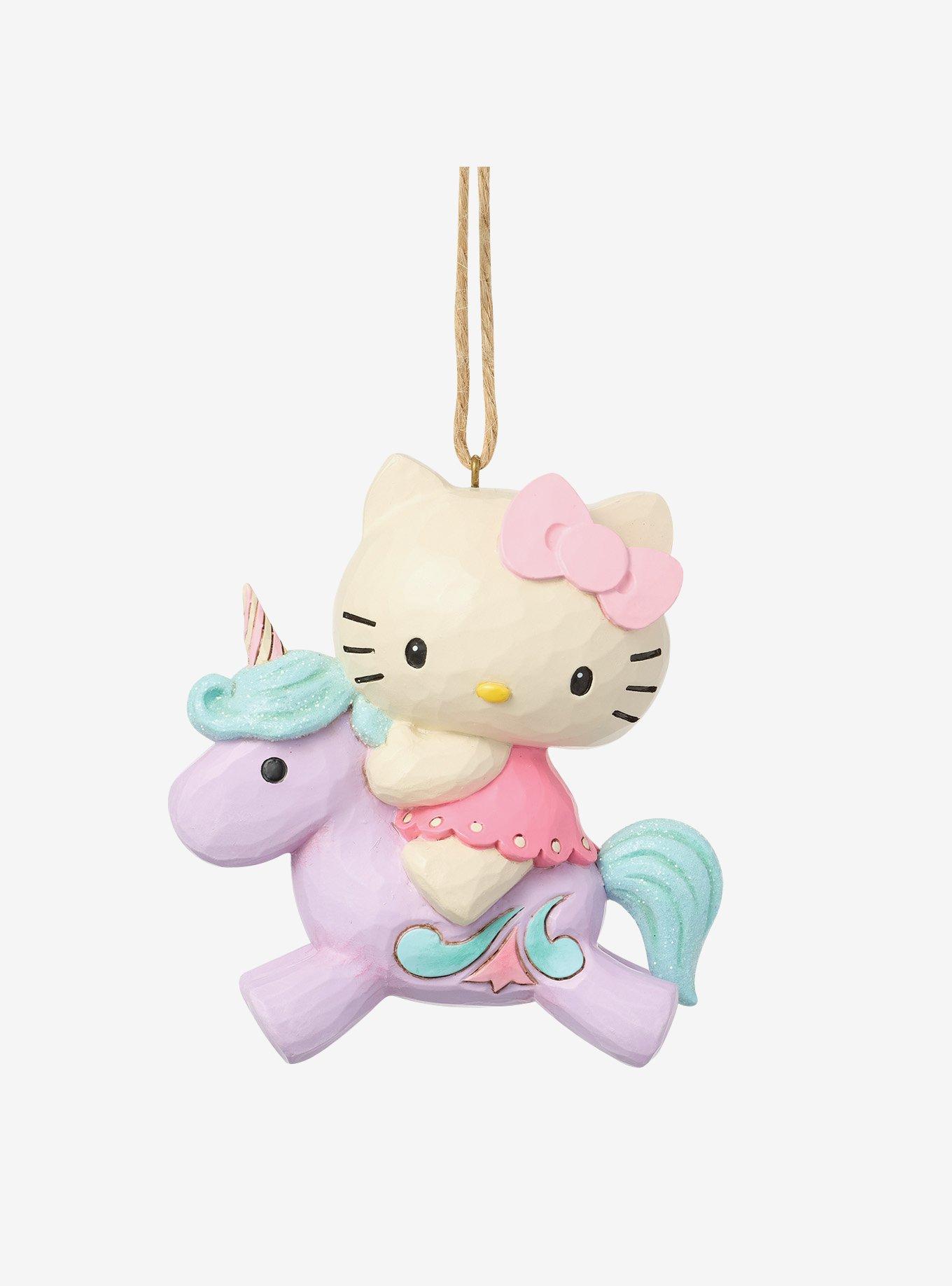 Jim Shore Sanrio Hello Kitty Unicorn Hanging Ornament, , hi-res
