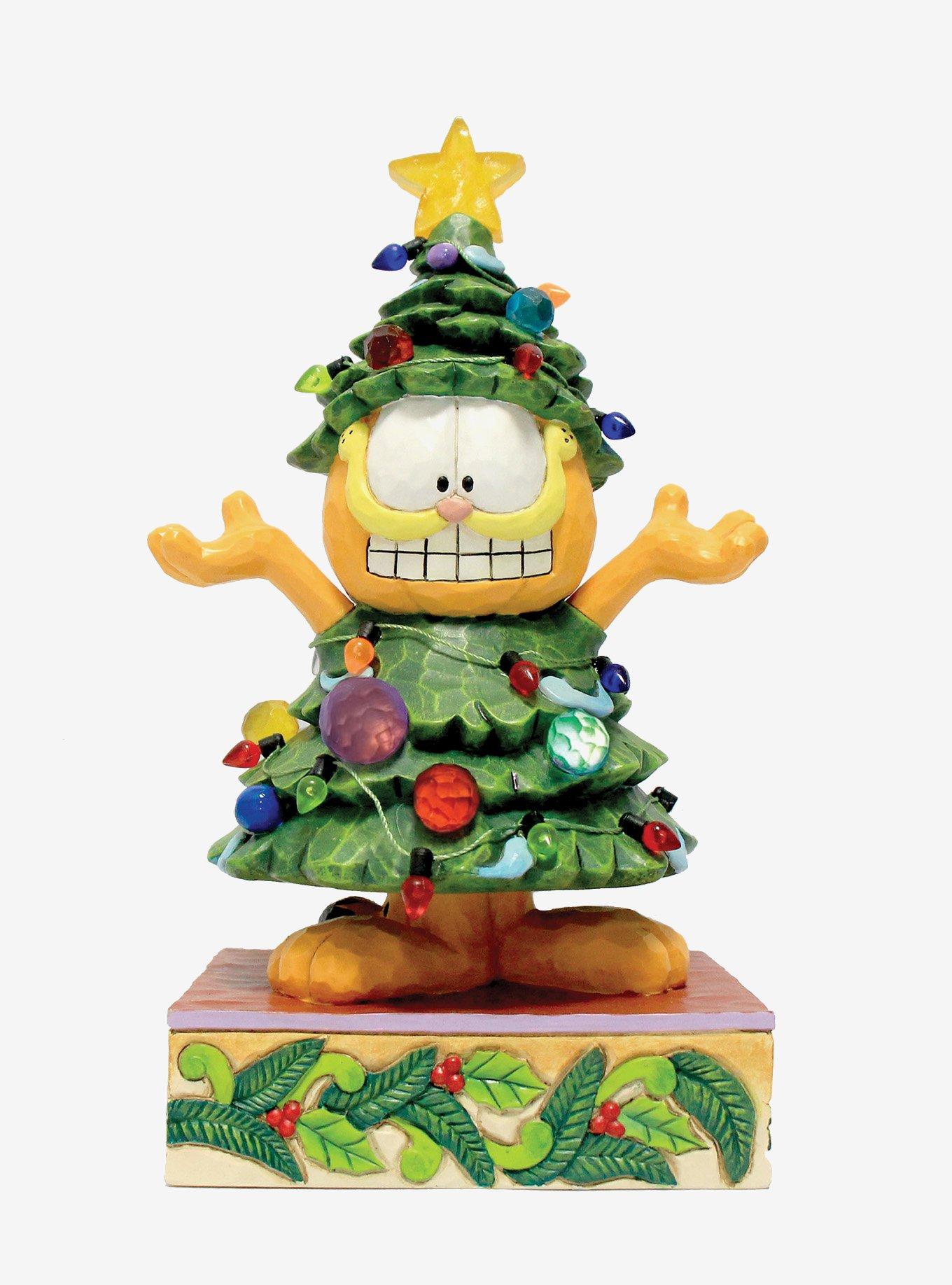Jim Shore Garfield Garfield LED Dressed Christmas Figurine, , hi-res