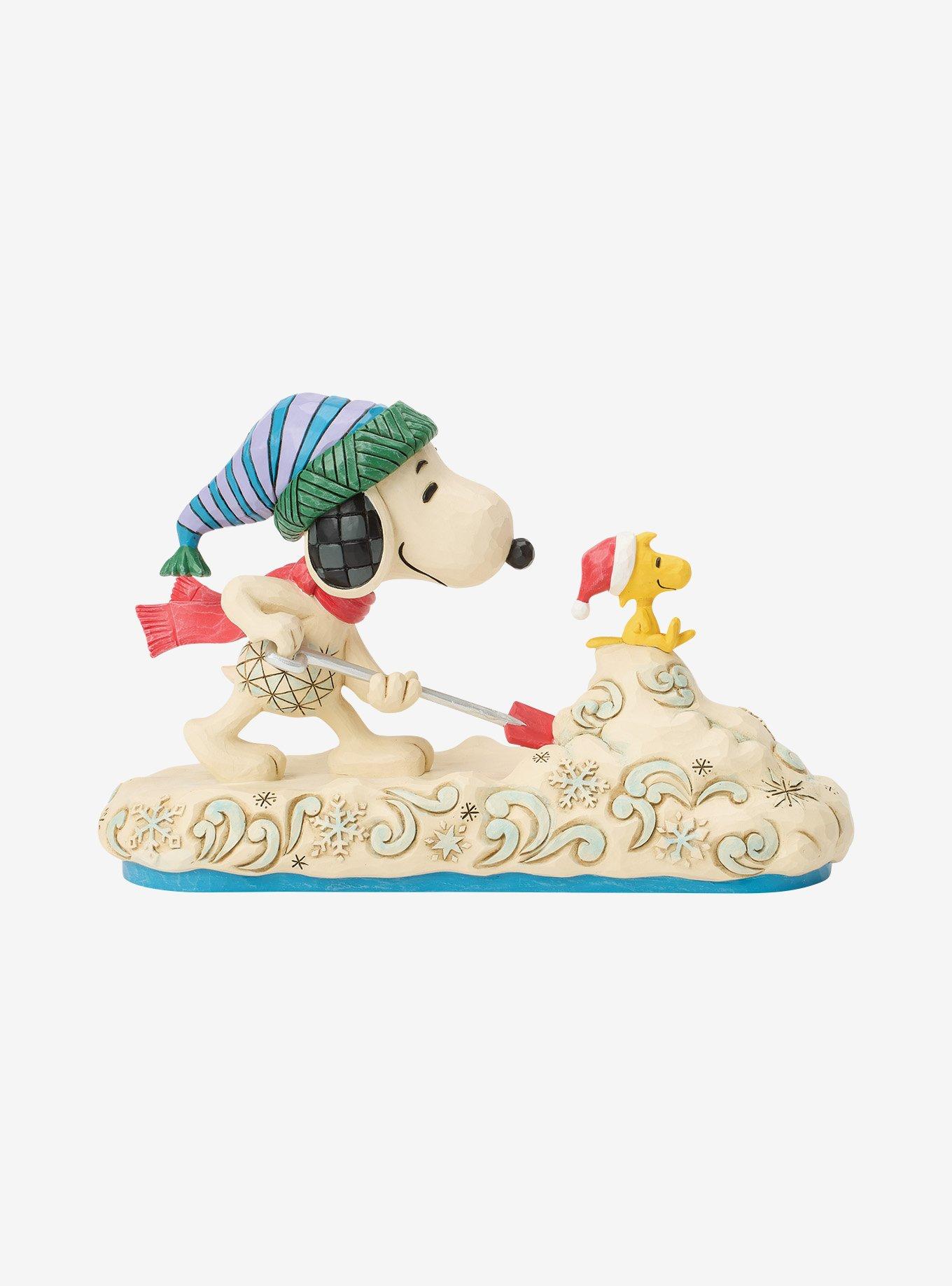 Jim Shore Peanuts Snoopy Shoveling Snow Figurine, , hi-res