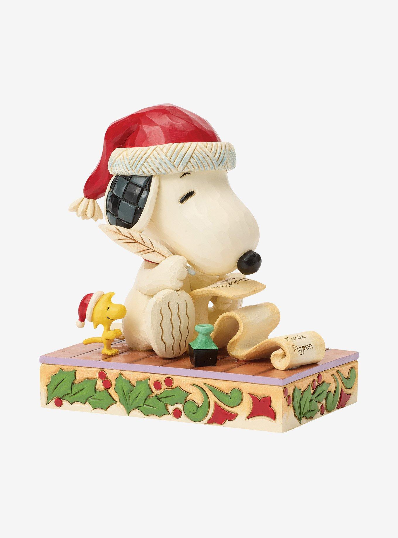 Jim Shore Peanuts Snoopy Christmas List Figurine, , hi-res