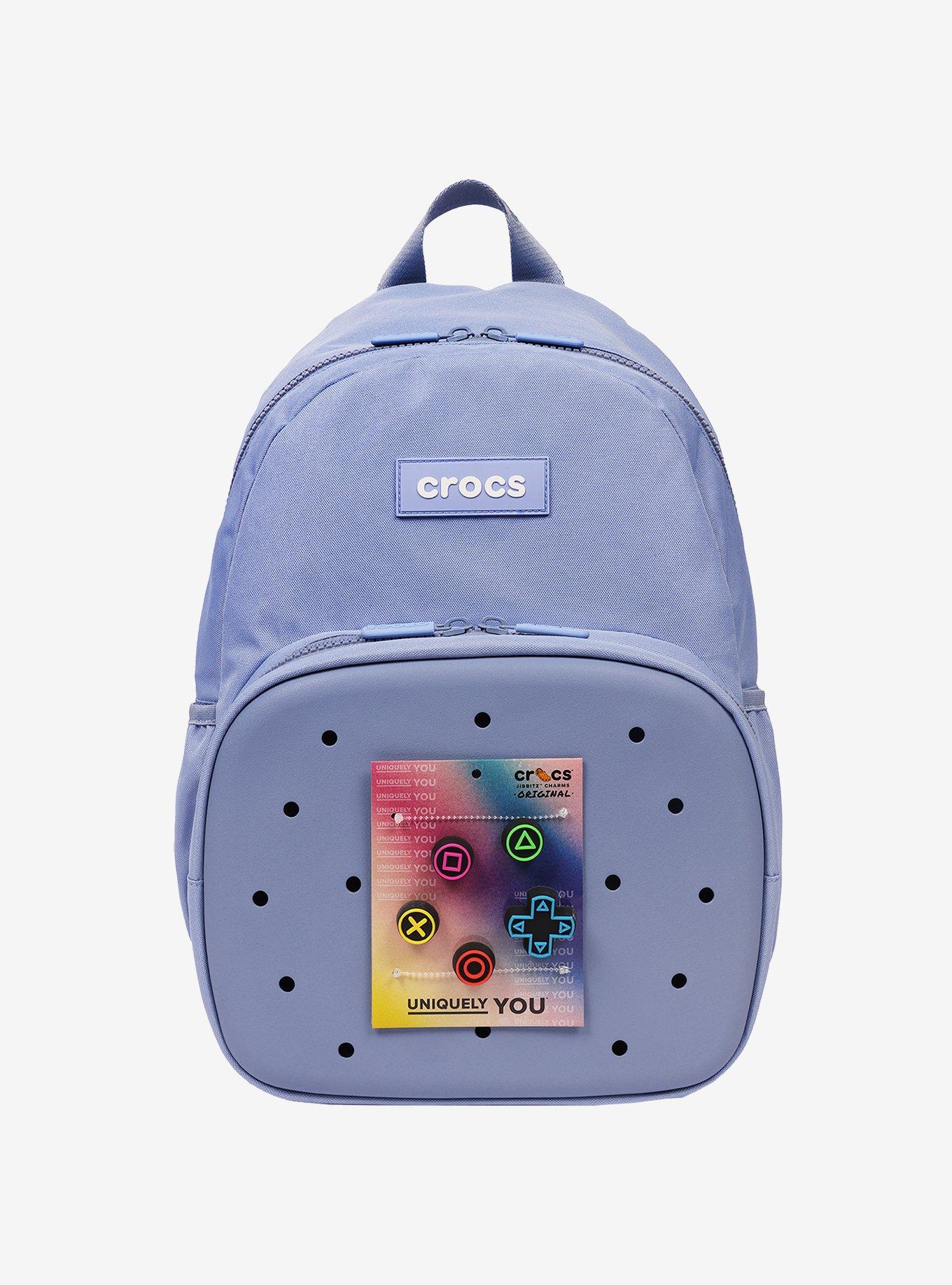 Crocs Backpack with EVA Front Pocket Blue Haze, , hi-res