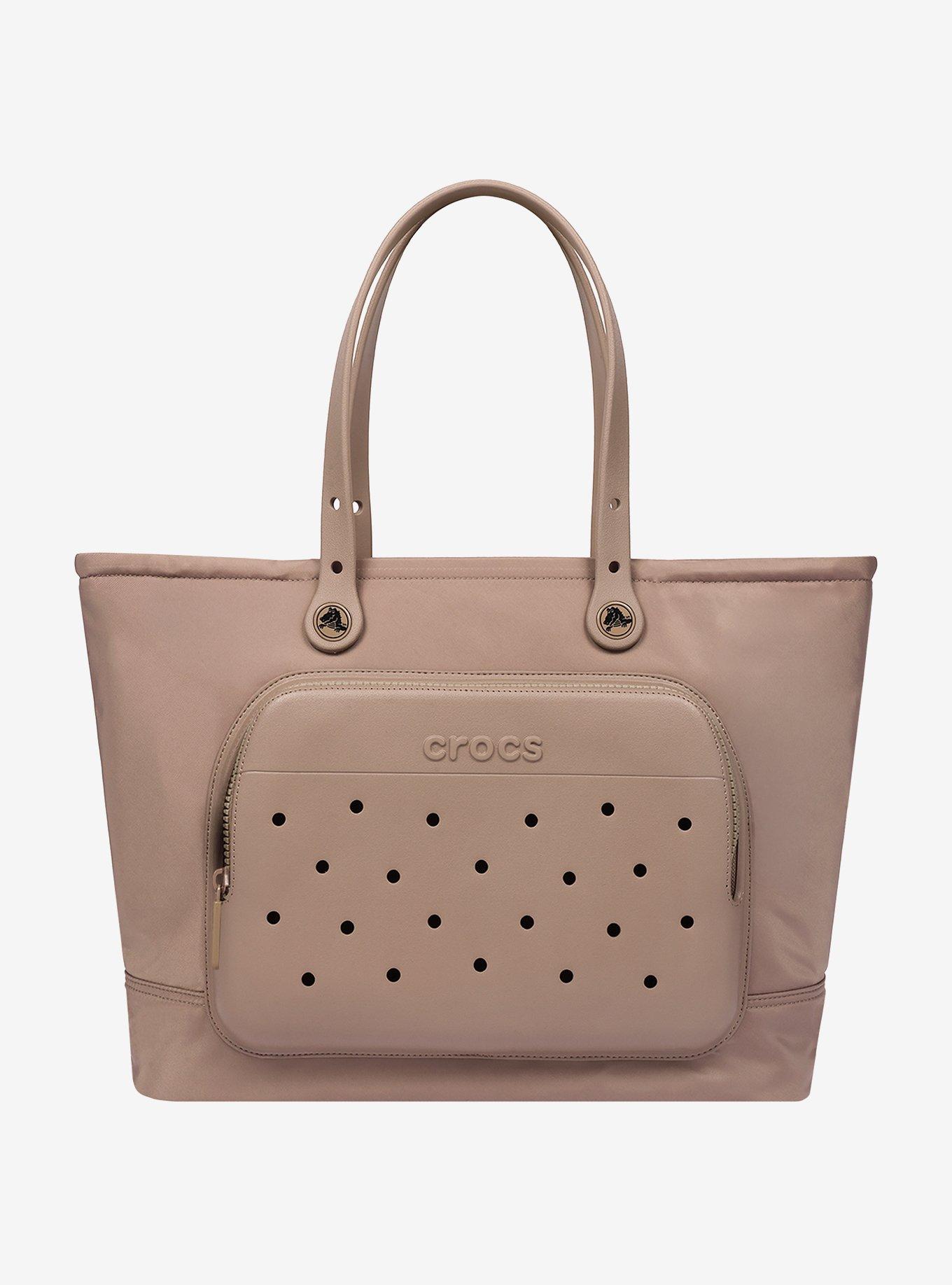 Crocs Large Tote With Pockets Brown, , hi-res view 1