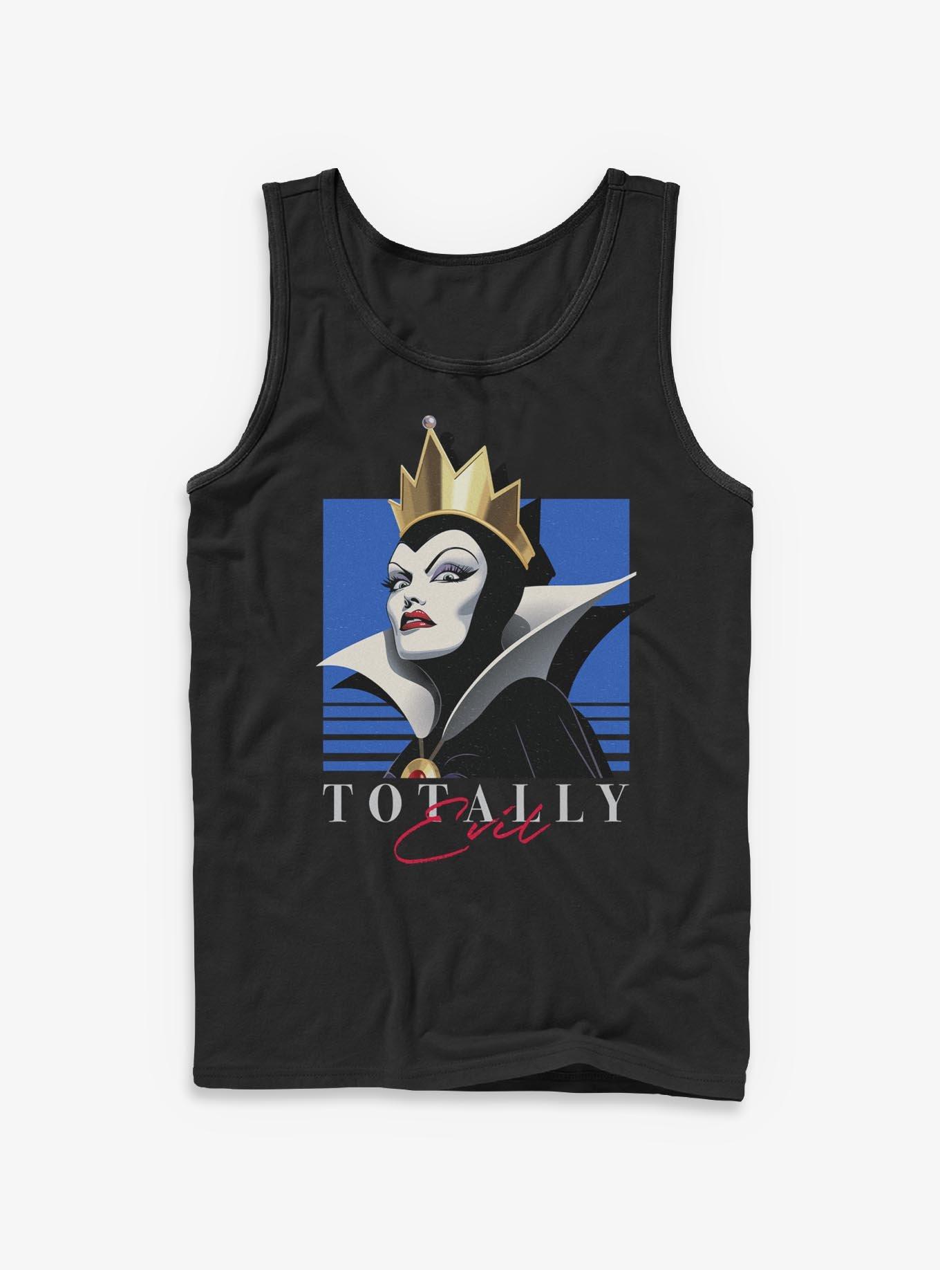 Disney Villains Retro Totally Evil Queen Tank, BLACK, hi-res view 1