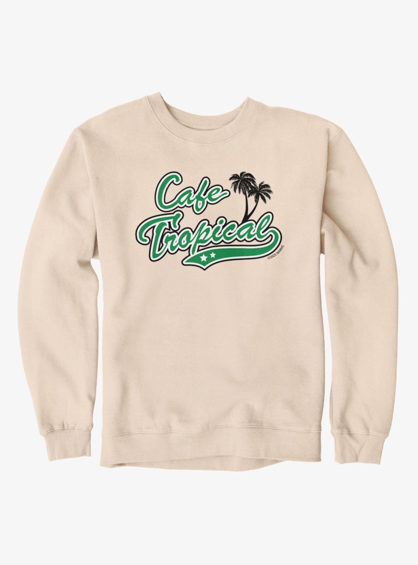 Schitt's Creek Caf? Tropical Green Stars Logo Sweatshirt, , hi-res