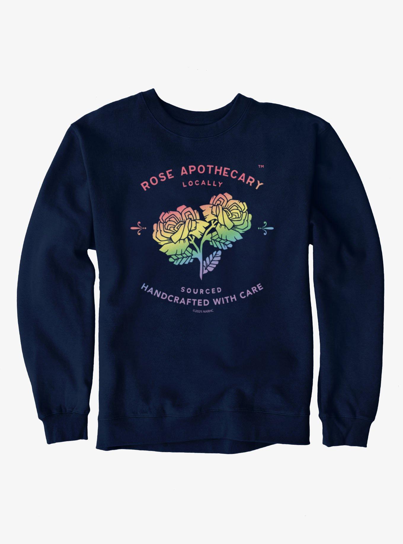 Schitt's Creek Rose Apothecary Gradient Rainbow Logo Sweatshirt, , hi-res