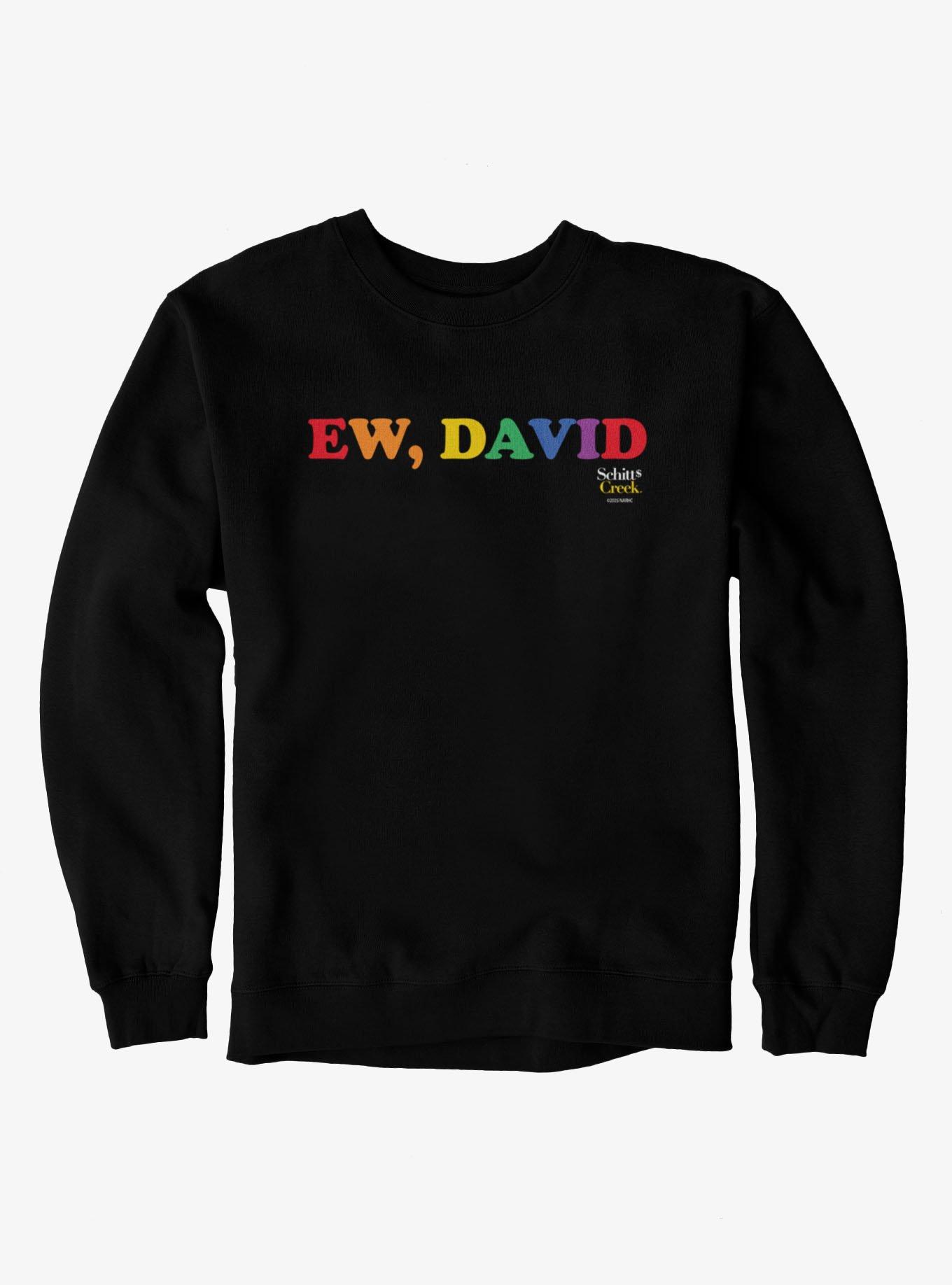 Schitt's Creek Ew, David Bubbly Rainbow Sweatshirt, , hi-res