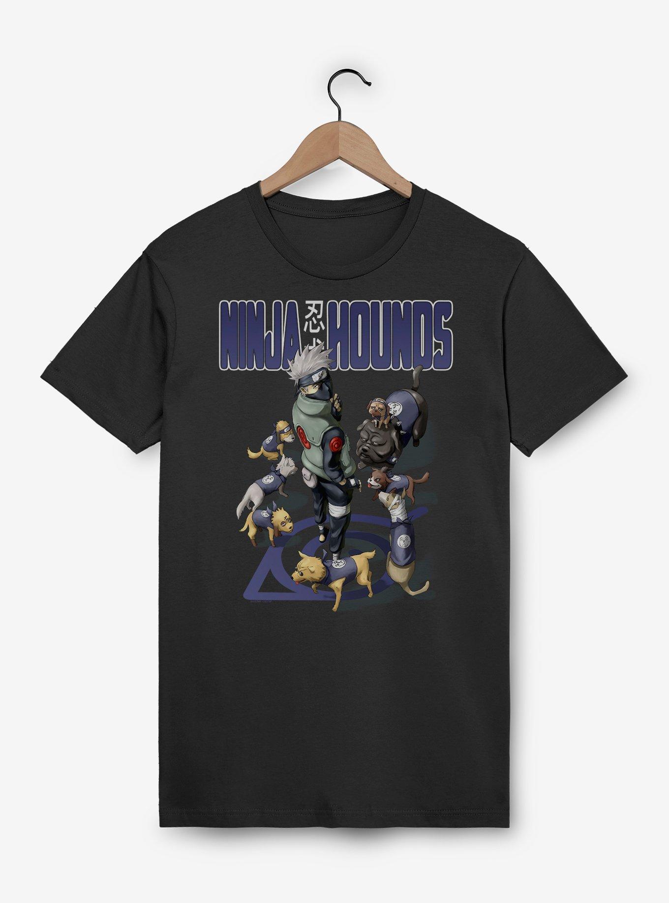 Naruto Shippuden Kakashi Ninja Hounds Dogs T-Shirt, , hi-res