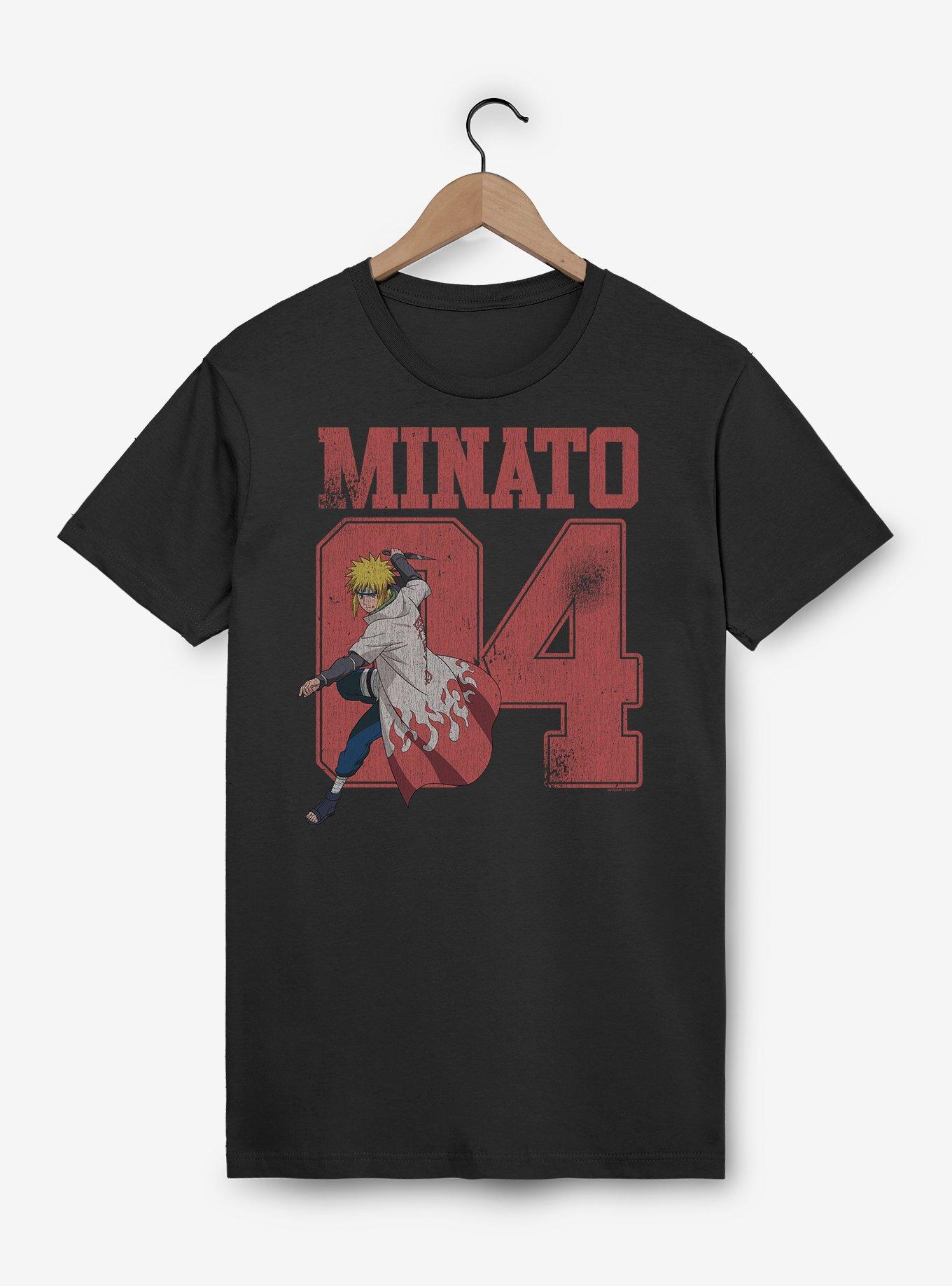 Naruto Shippuden Vintage Number Minato 4th Hokage T-Shirt, , hi-res