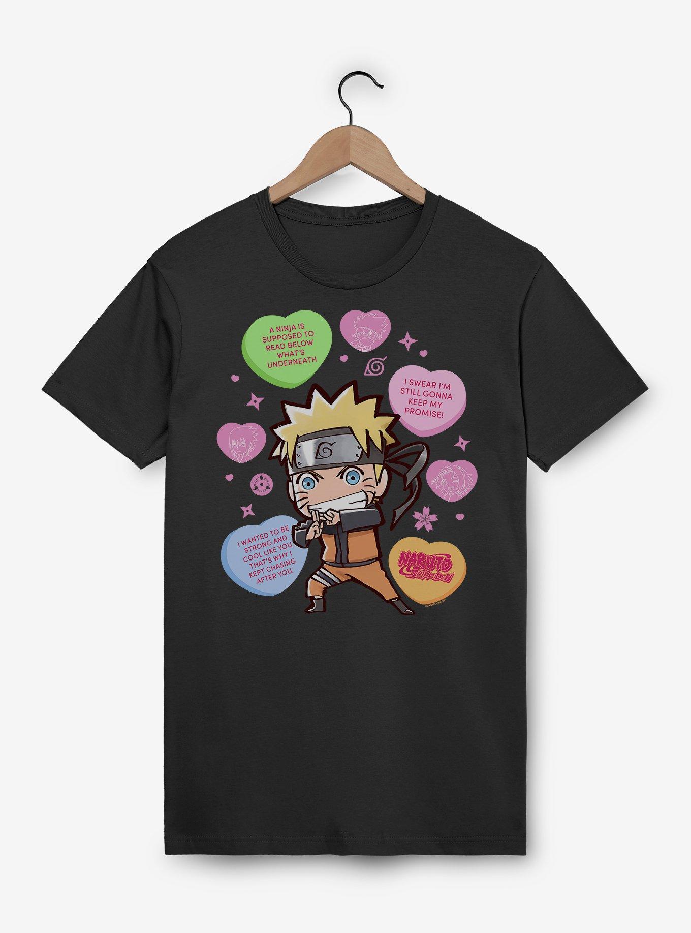 Naruto Shippuden Candy Hearts T-Shirt