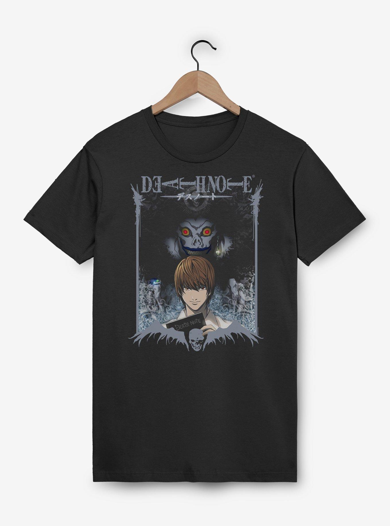 Death Note Light And Ryuk Logo T-Shirt, , hi-res