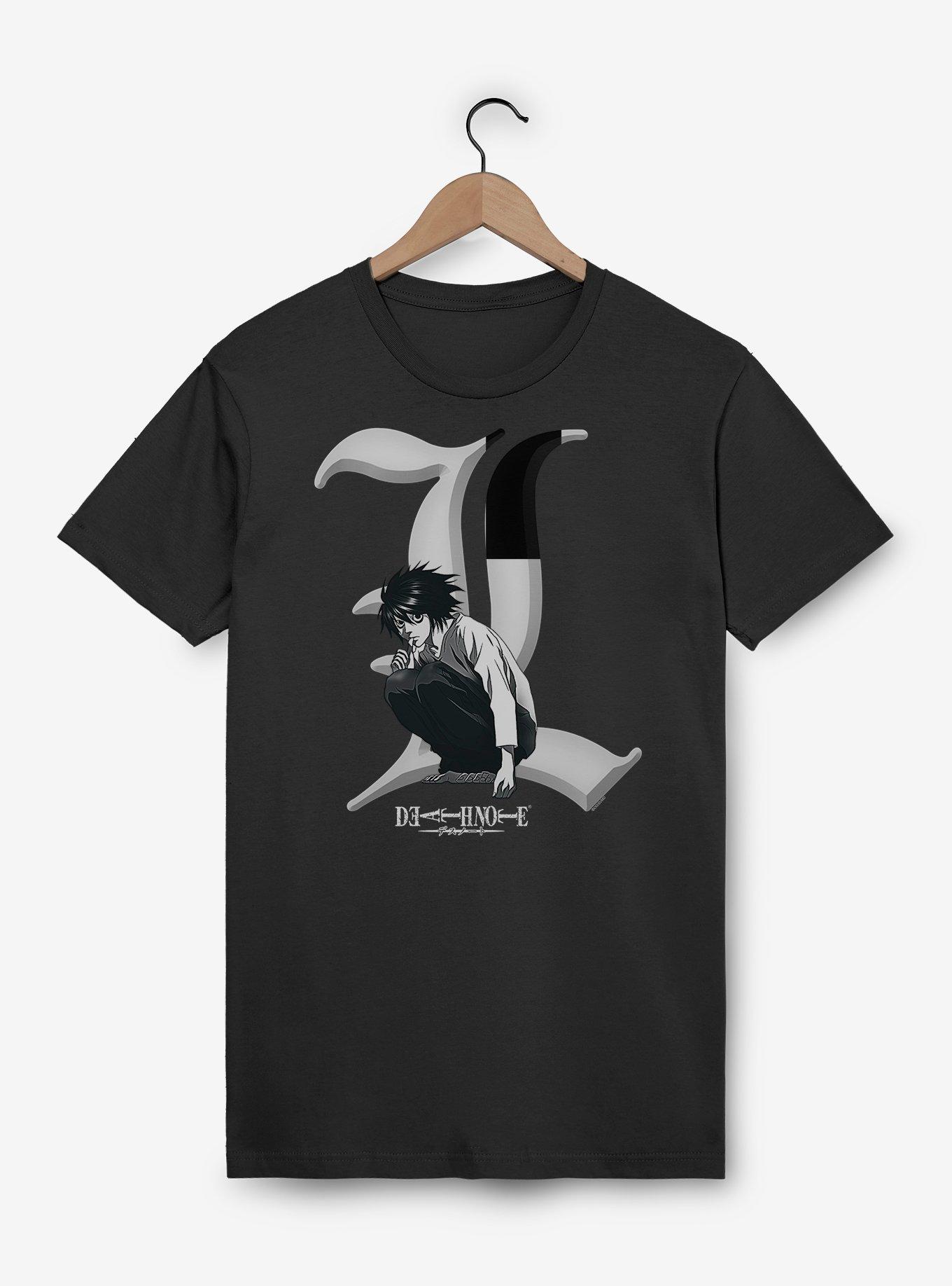 Death Note L On Letter L T-Shirt, , hi-res