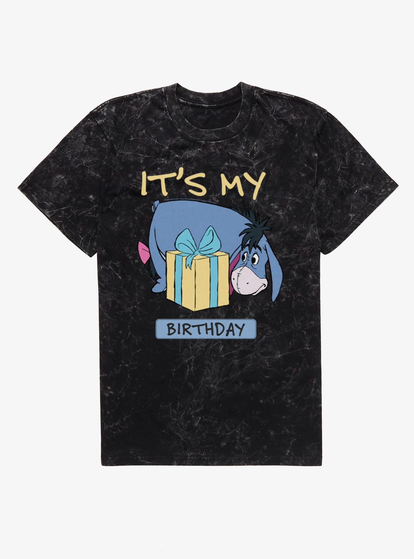 Disney Eeyore It's My Birthday Mineral Wash T-Shirt, , hi-res