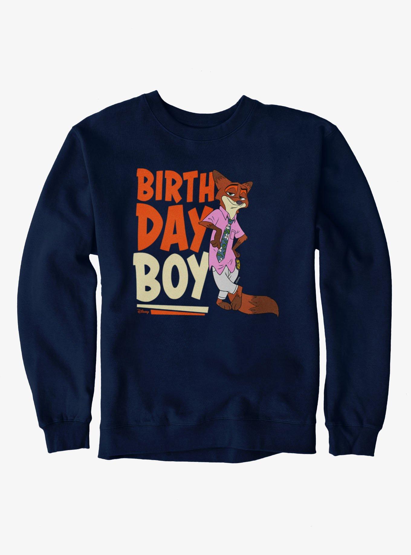 Disney Pixar Zootopia 2 Nick Birthday Boy Sweatshirt