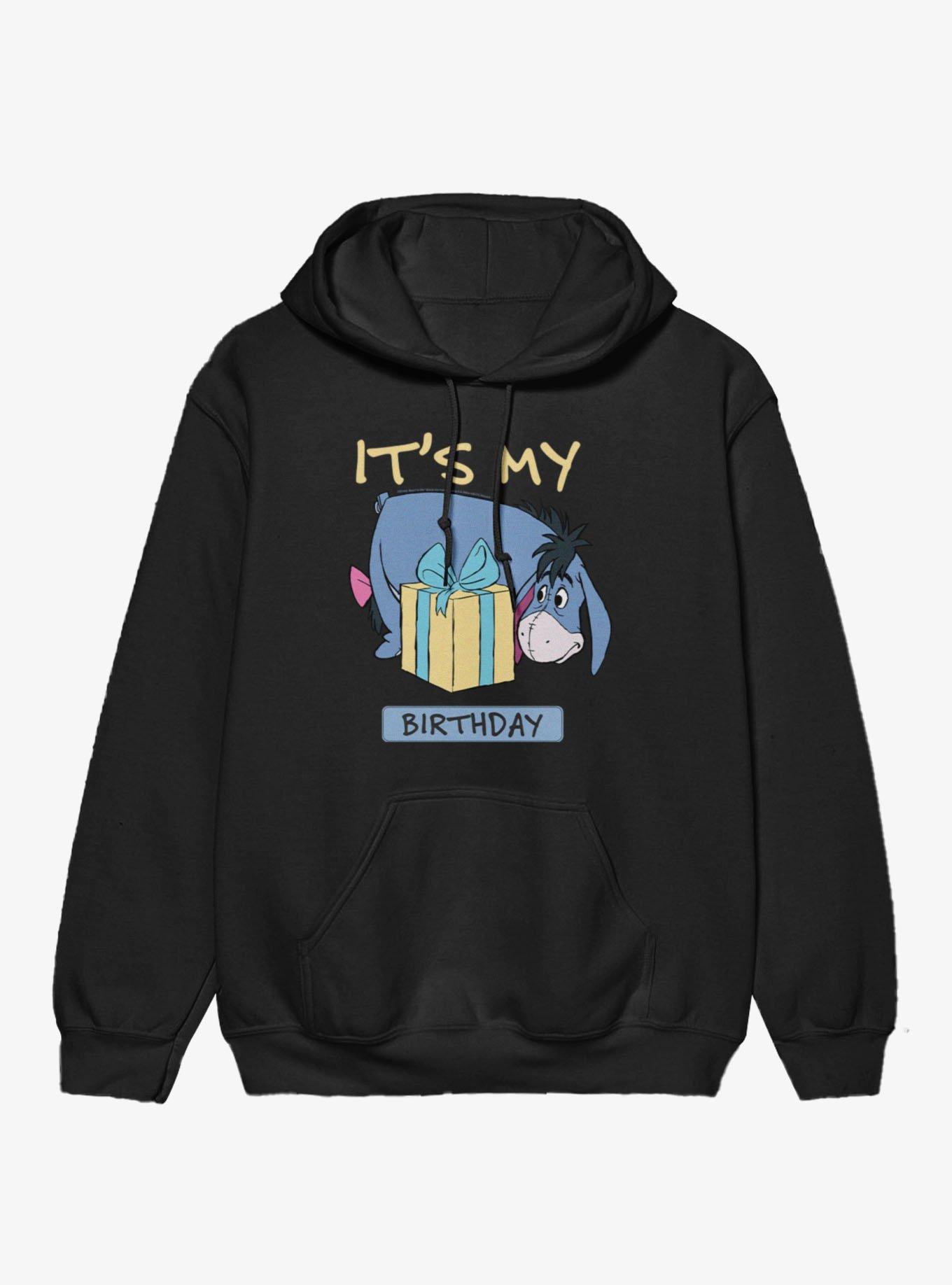 Disney Winnie The Pooh It's My Birthday Present Eeyore Hoodie, , hi-res