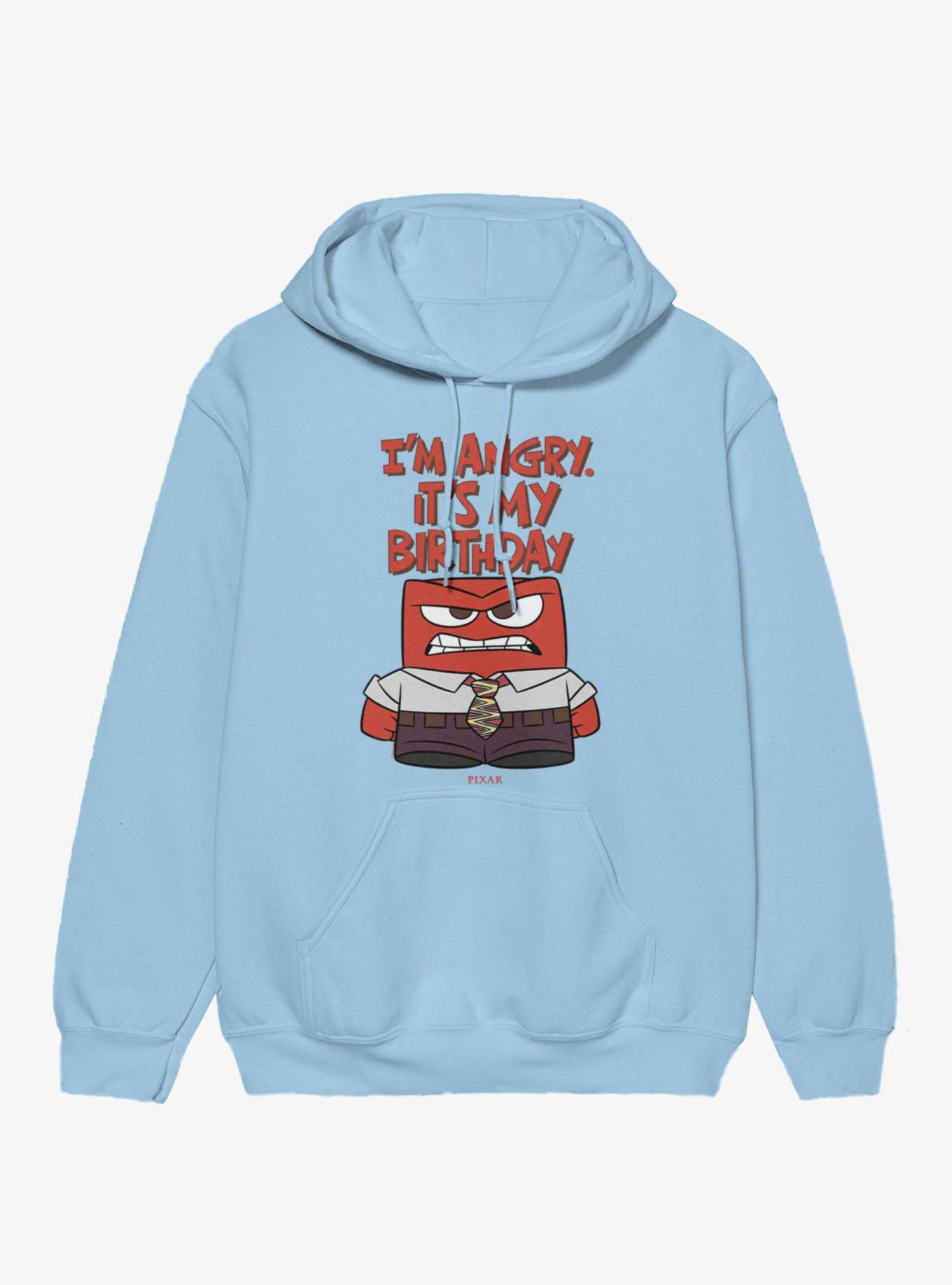 Disney Pixar Inside Out I'm Angry It's My Birthday Hoodie, , hi-res